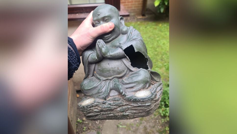 Josh says he has not seen the Buddha since moving his neighbour’s bin