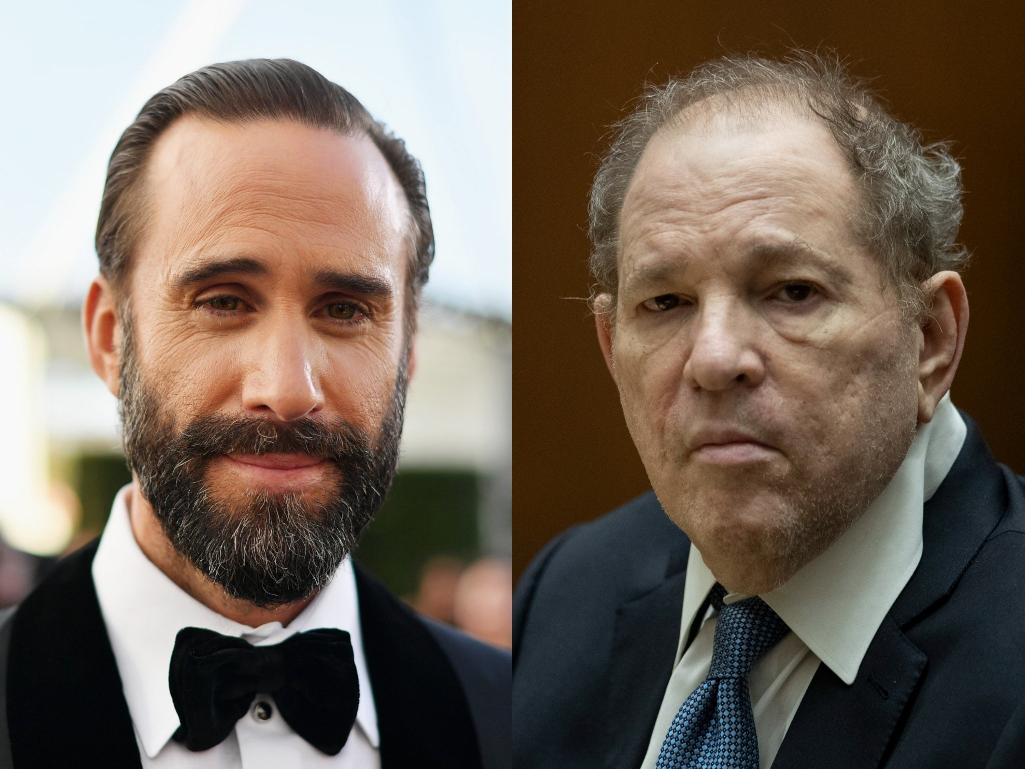 Joseph Fiennes and Harvey Weinstein