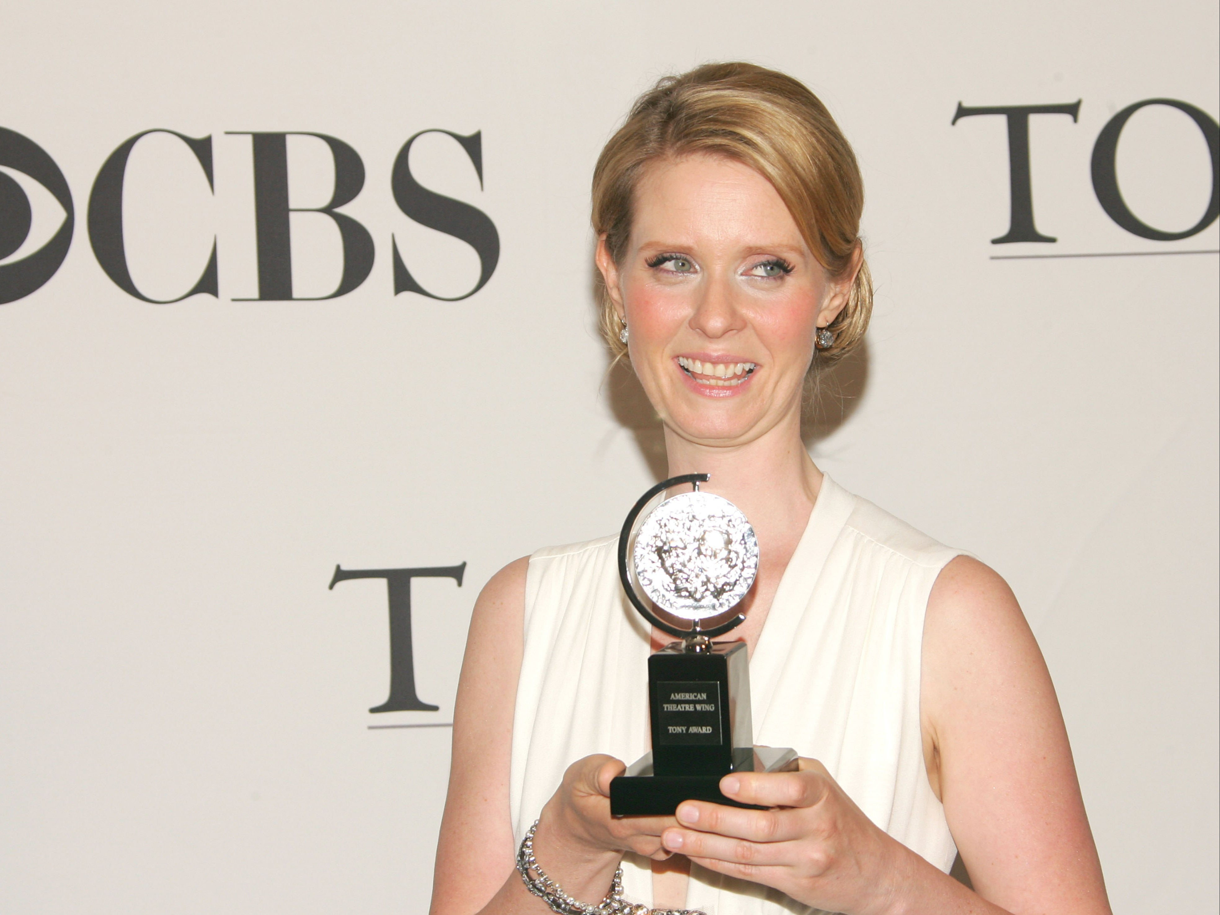 Cynthia Nixon and her Tony in 2006