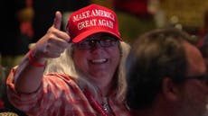 Watch as hundreds of Trump supporters gather in Florida after indictment of ex-president