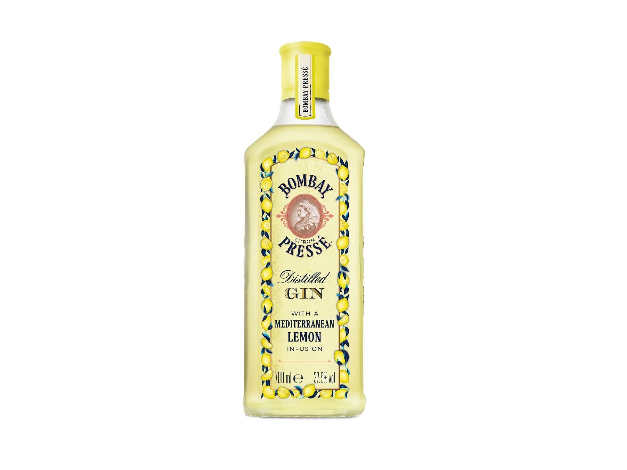 Bombay citron pressé distilled  gin with Mediterranean lemon