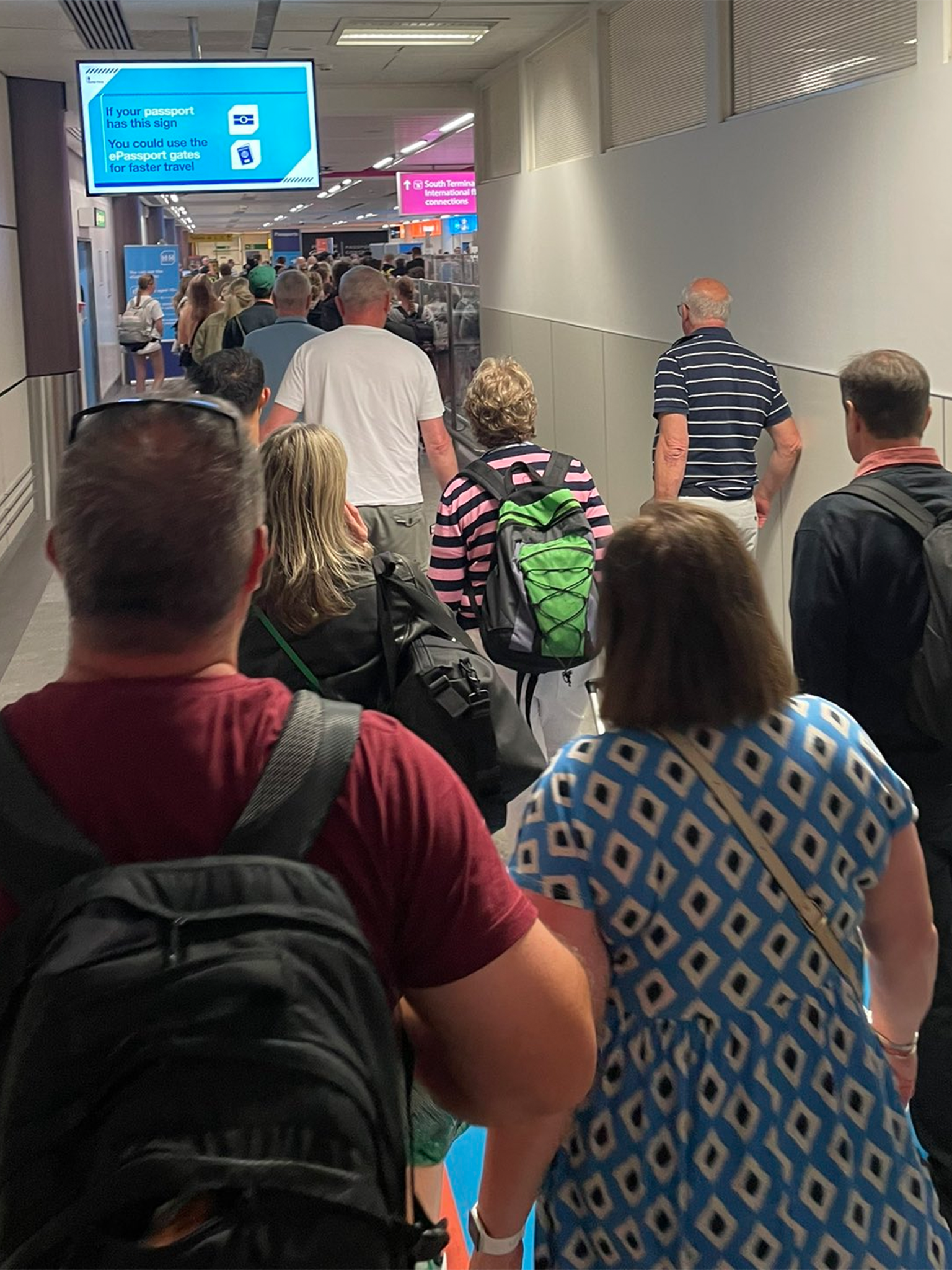 Passengers reported ‘chaos’ at Gatwick on Sunday night