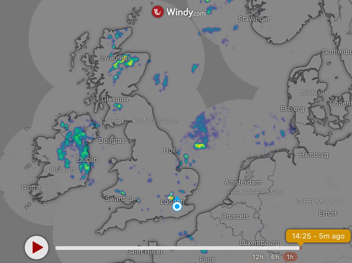 Radar Live’s thunderstorm tracker can be used to see what adverse weather is in your area or if a storm is heading your way