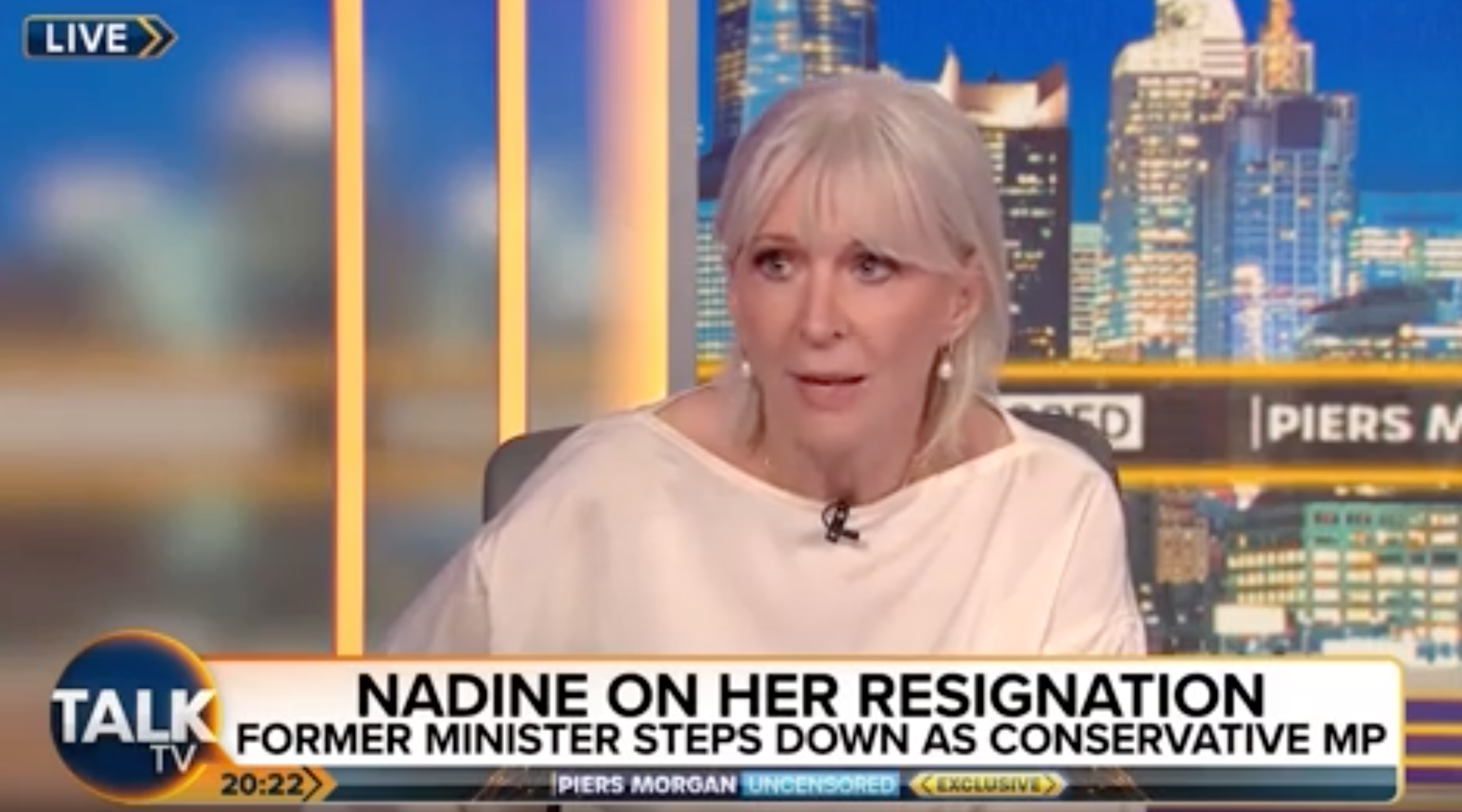 Nadine Dorries had believed she would be included in former PM Boris Johnson’s resignation honours list