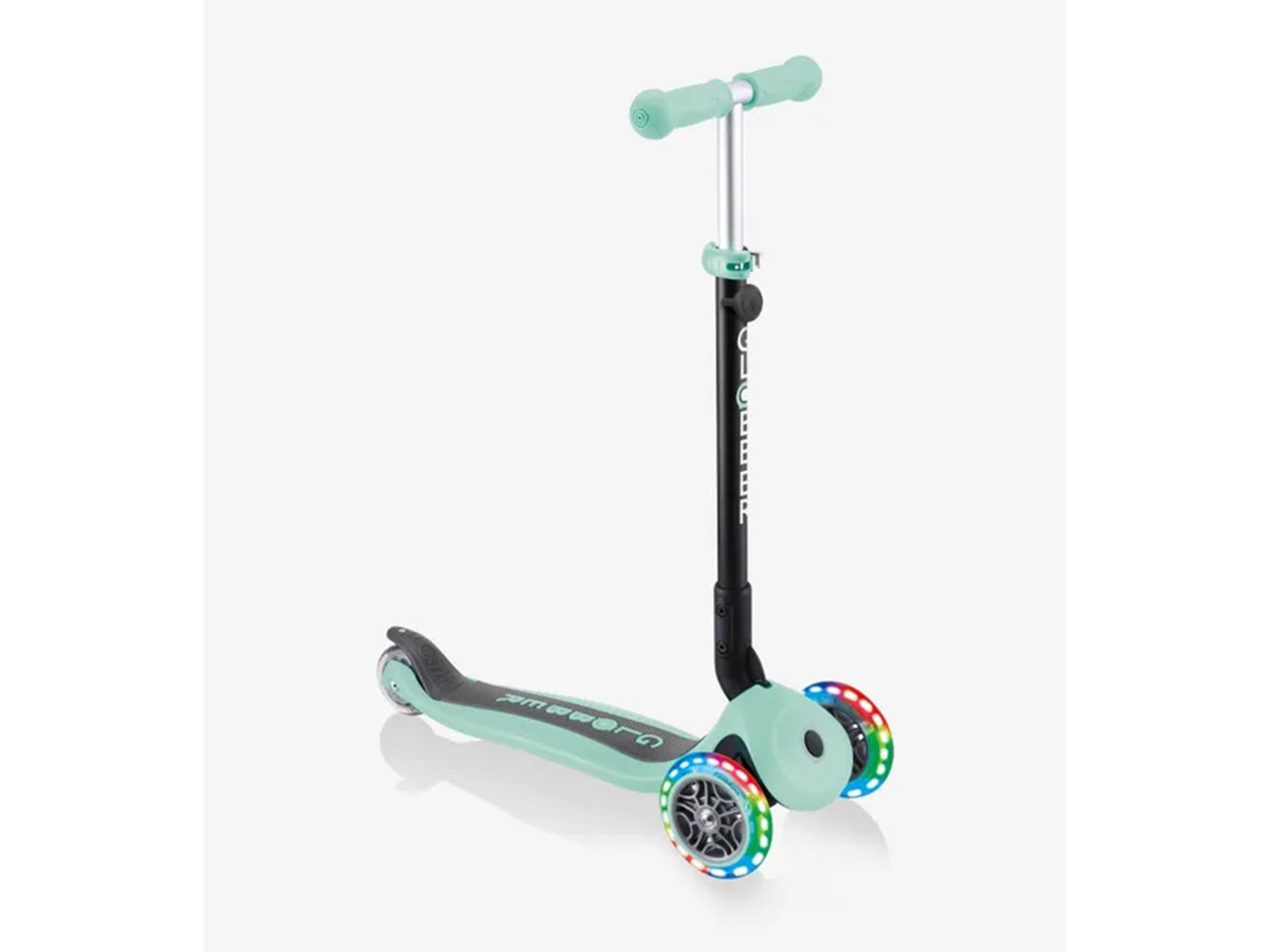 Globber go.up foldable lights scooter mint