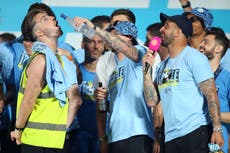 Manchester City quintet set to arrive for England duty on Tuesday evening