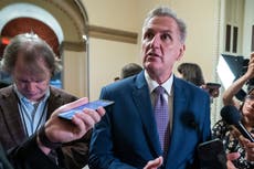 Kevin McCarthy gives baffling defence of Trump storing classified documents in Mar-a-Lago bathroom