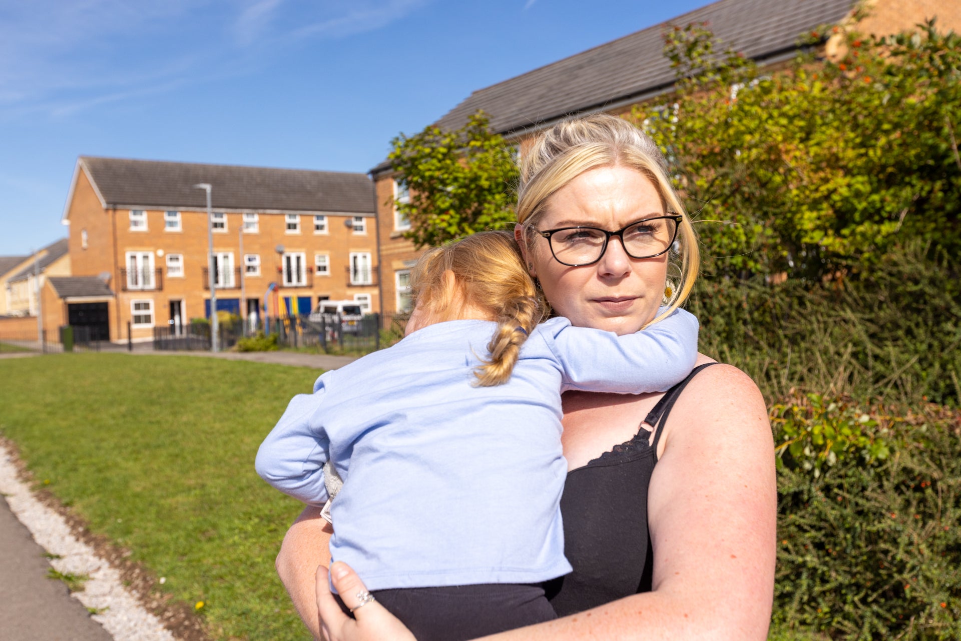 Kinship carer Katie with her niece