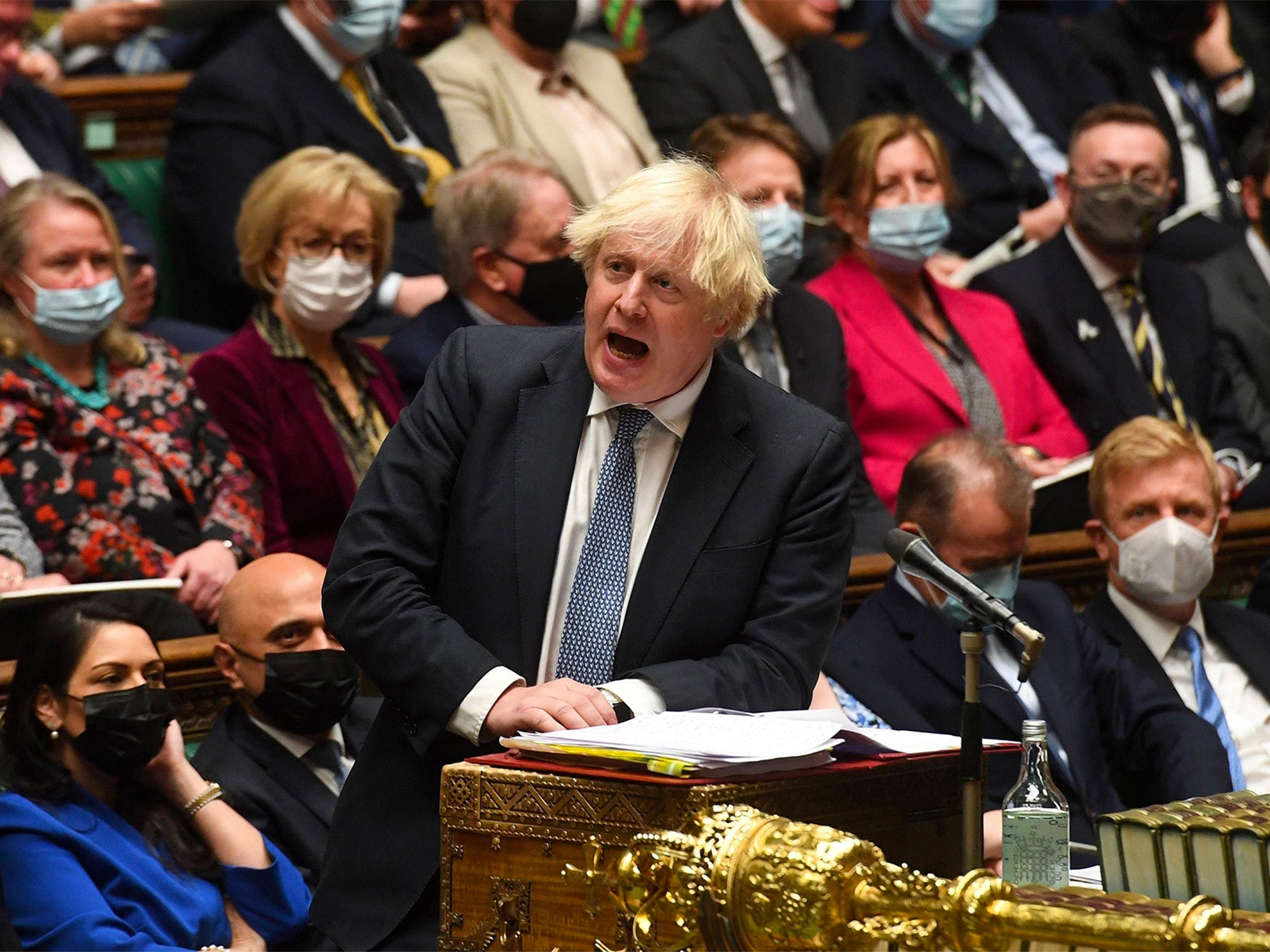 Johnson in parliament on 8 December, 2021: ‘Whatever happened, the guidance was followed and the rules were followed at all times.’