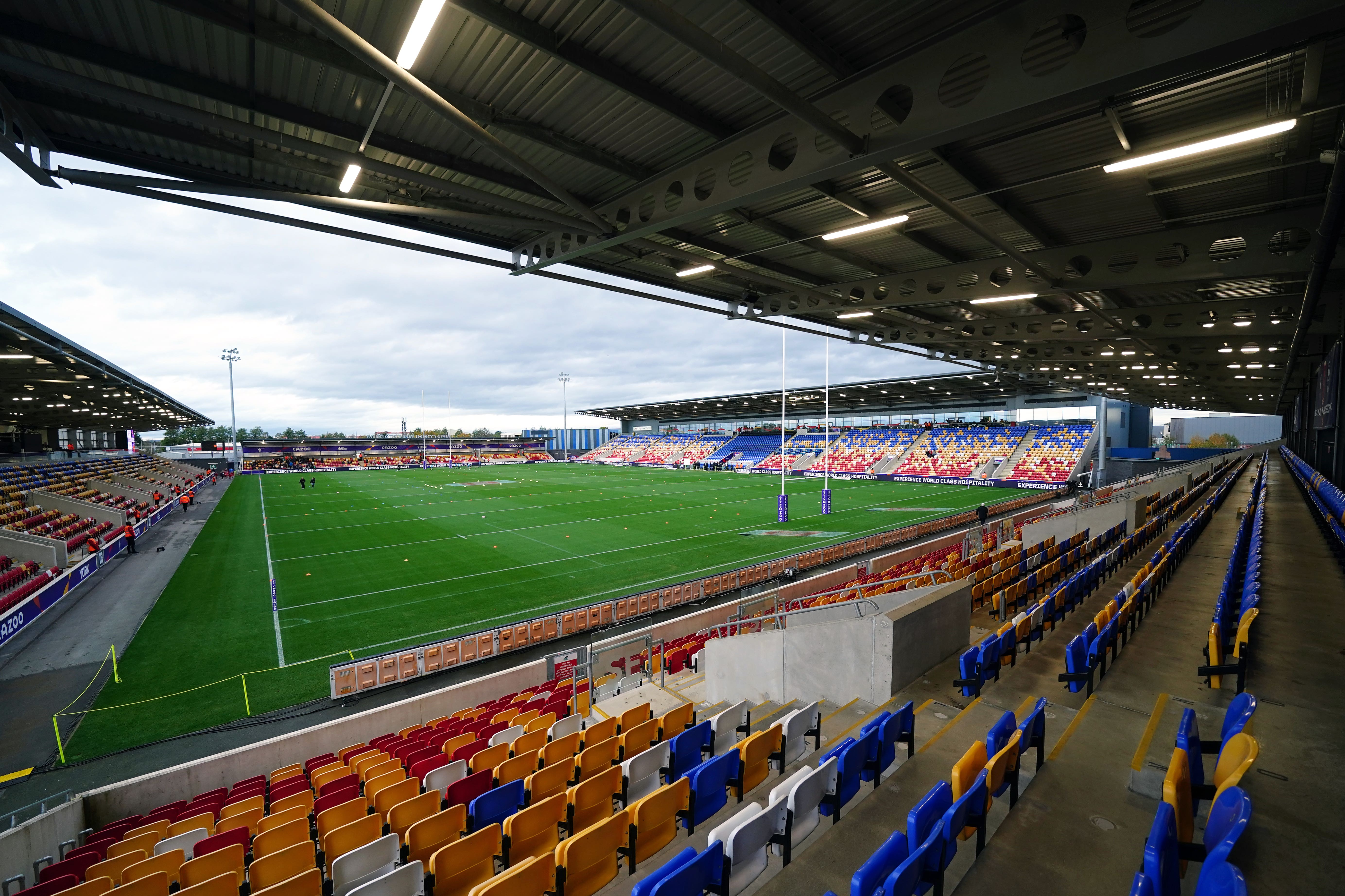 Leigh Leopards will visit York’s LNER Community Stadium on Sunday (Mike Egerton/PA)