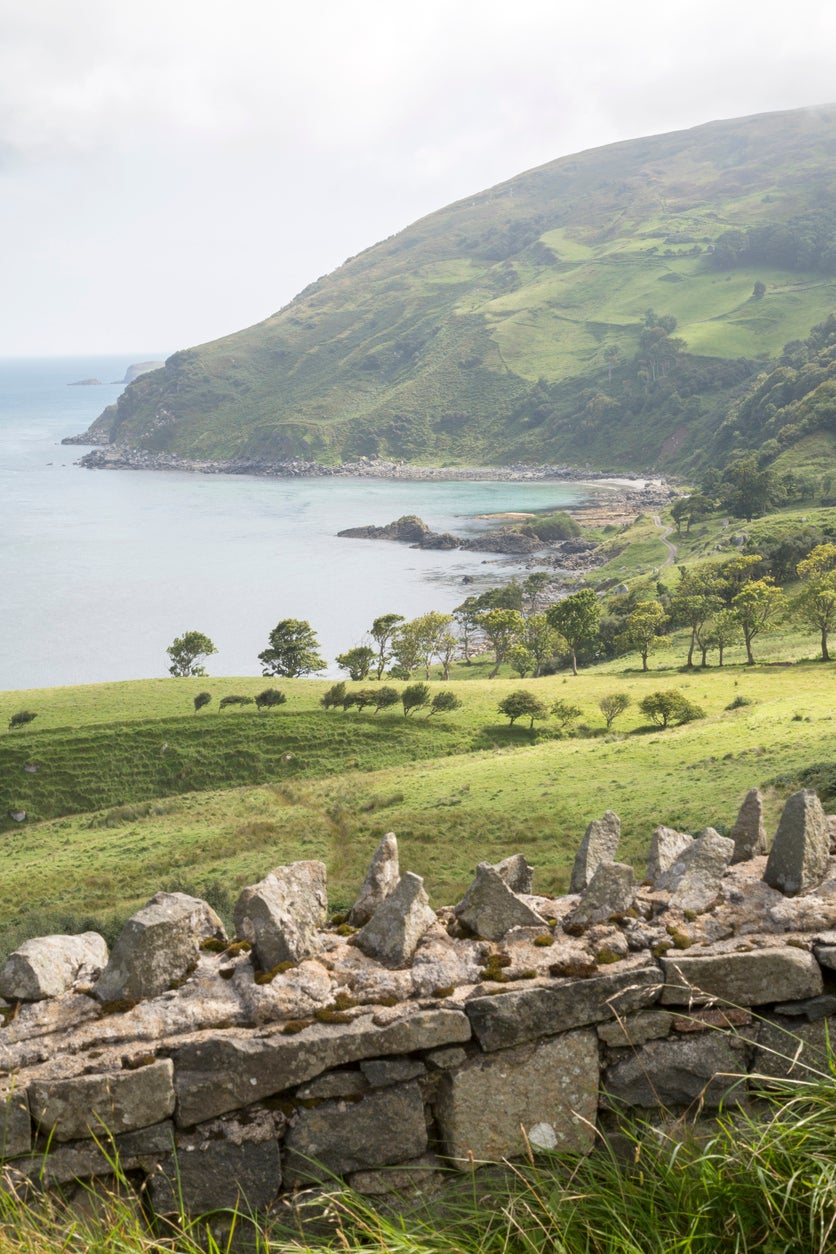 Murlough Beach sits at the foot of the Mourne Mountains