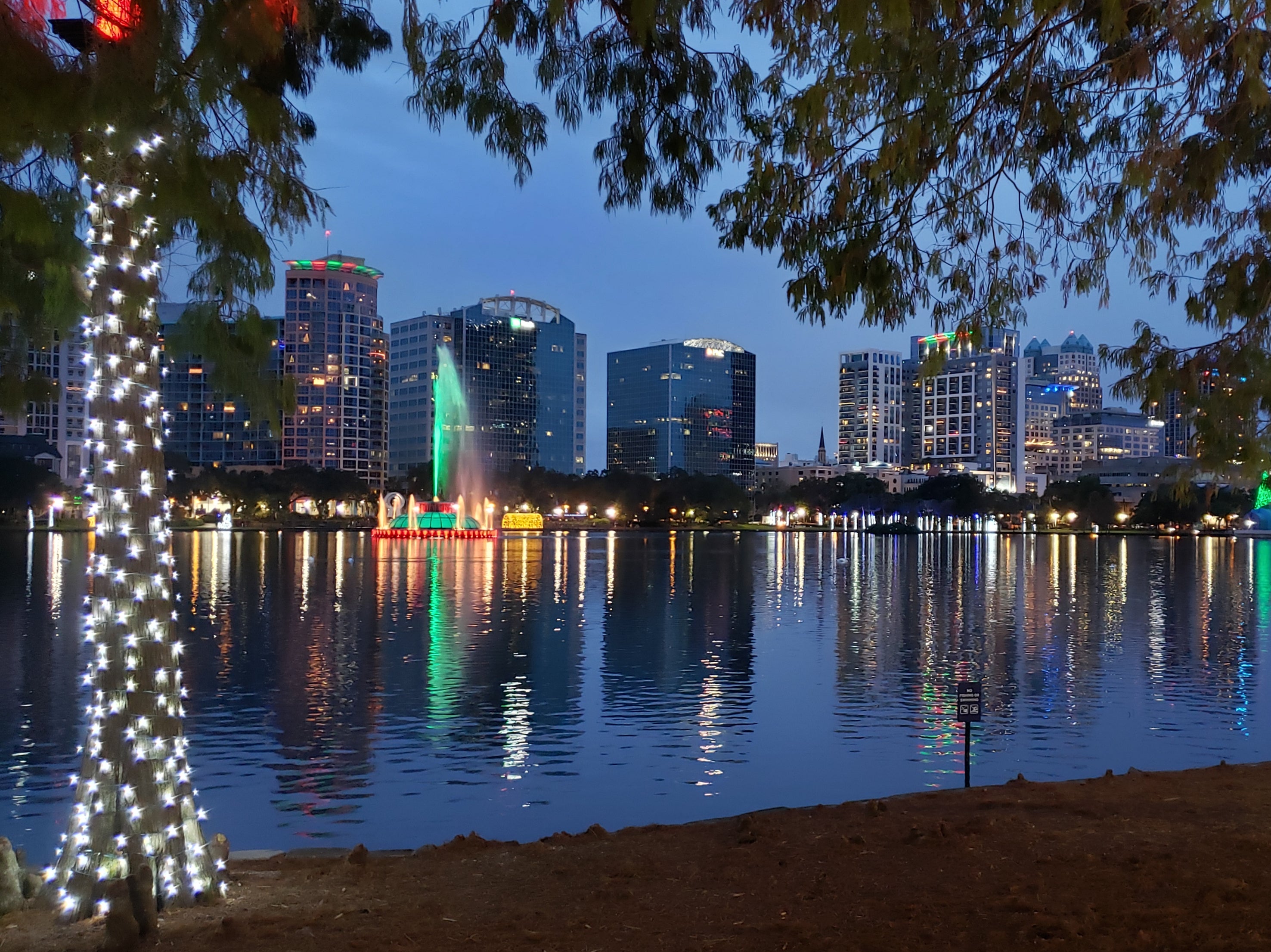 Lake Eola in Downtown Orlando