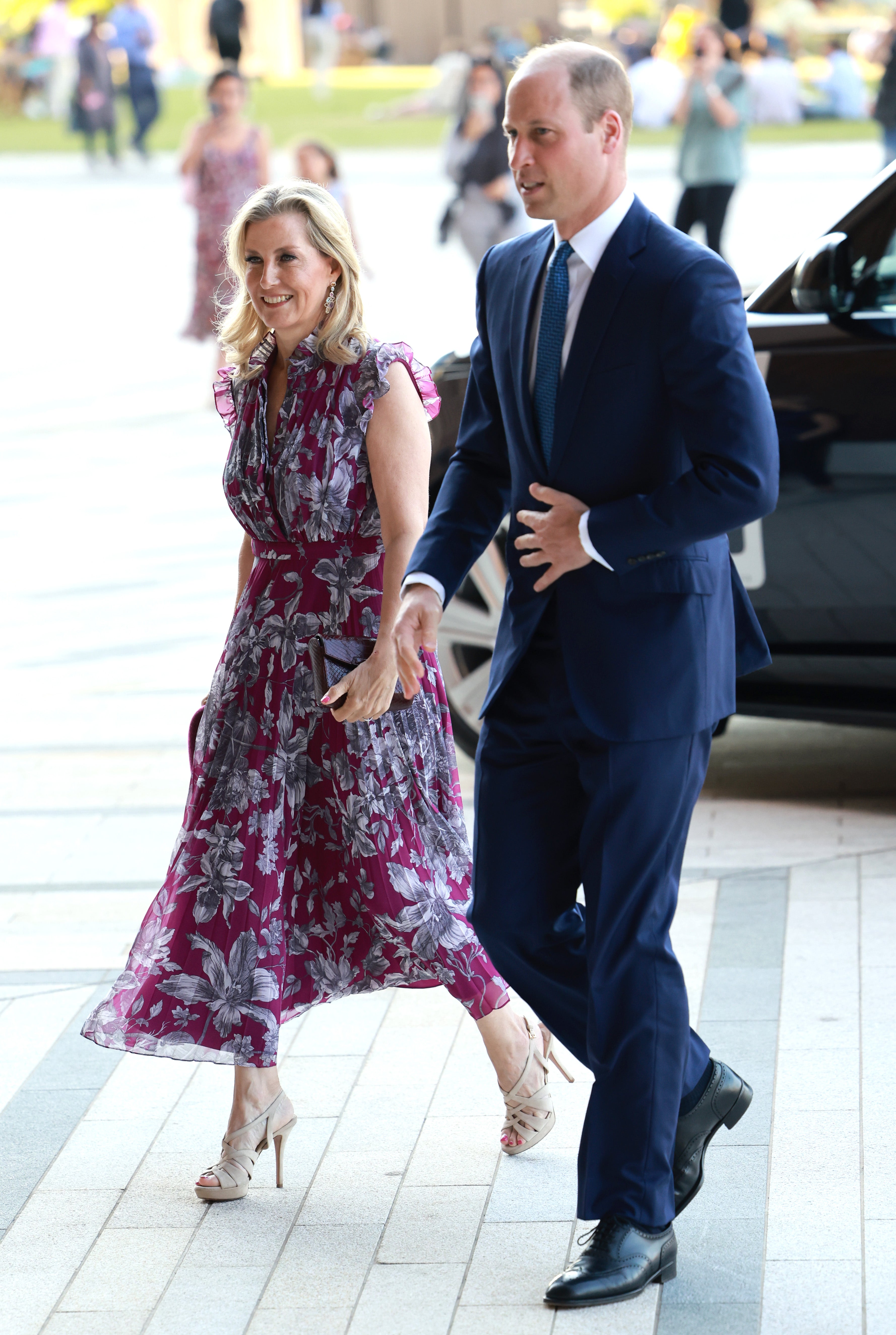 Sophie, Duchess of Edinburgh and Prince William, Prince of Wales attend a private screening of "Rhino Man", hosted by United For Wildlife at Battersea Power station on June 13, 2023