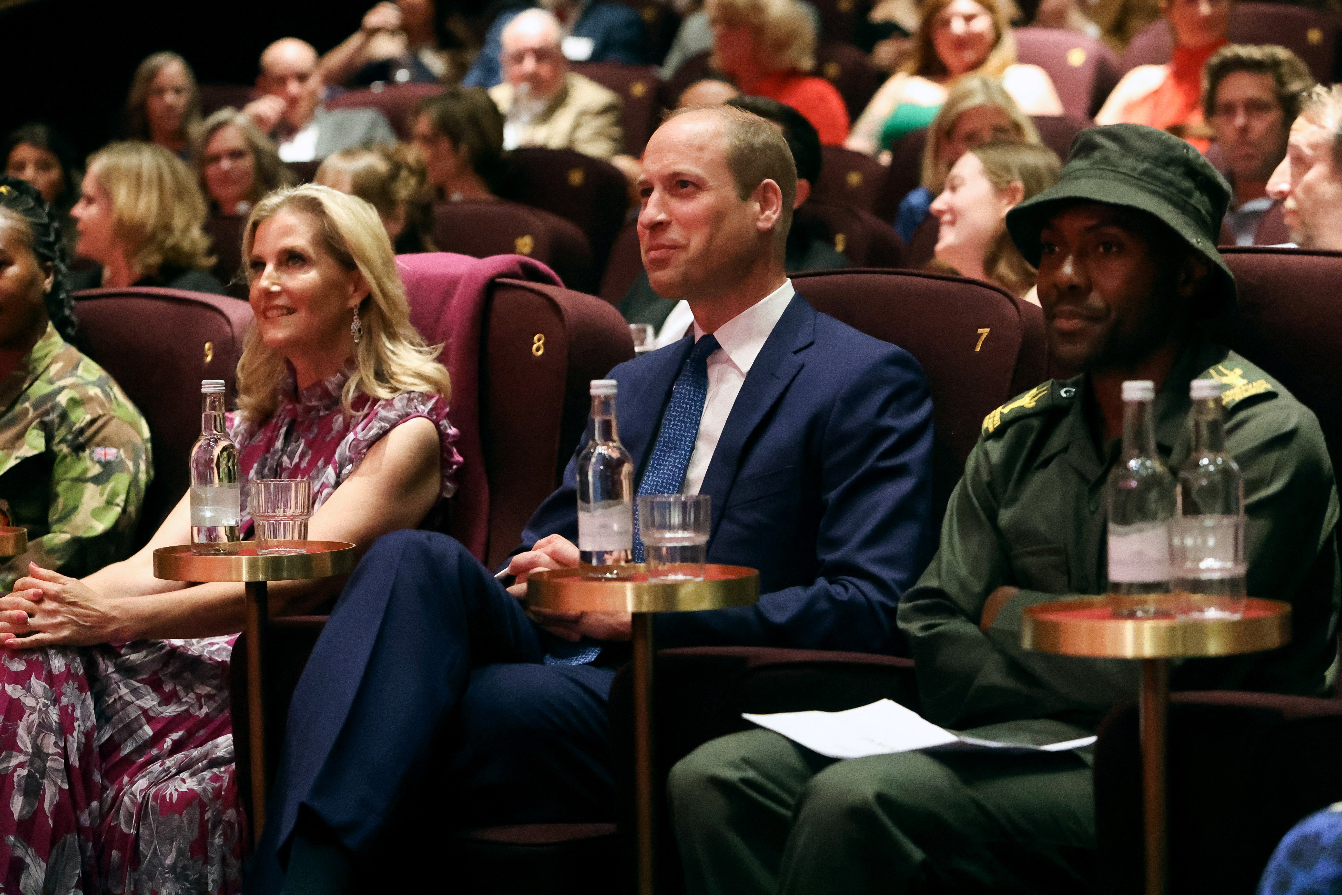 Prince William and Sophie, Duchess of Edinburgh, attend a United for Wildlife screening of documentary Rhino Man, at The Cinema in Battersea Power Station in London, Britain June 13, 2023