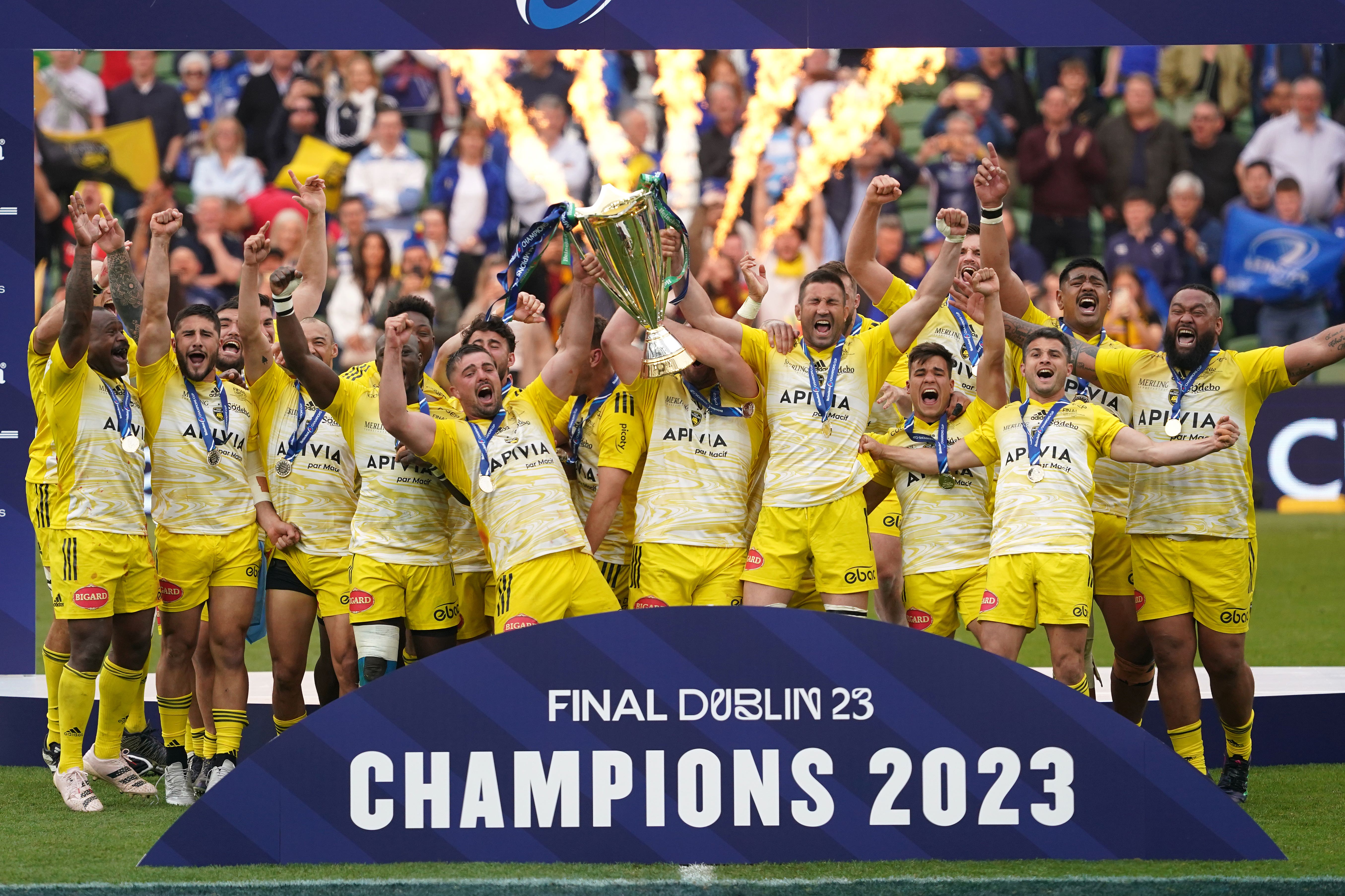 La Rochelle won their second straight European crown last month