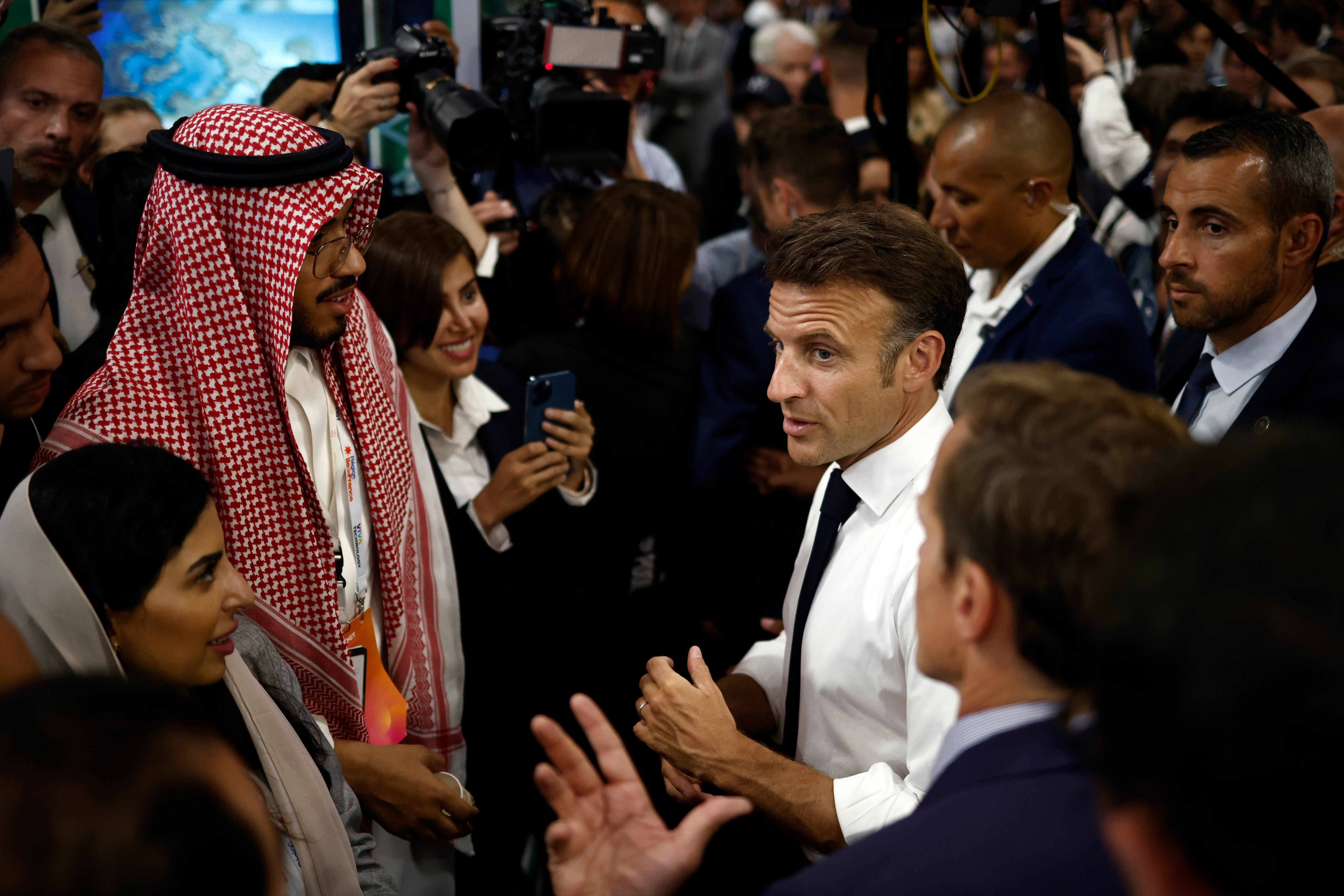 France Macron Vivatech