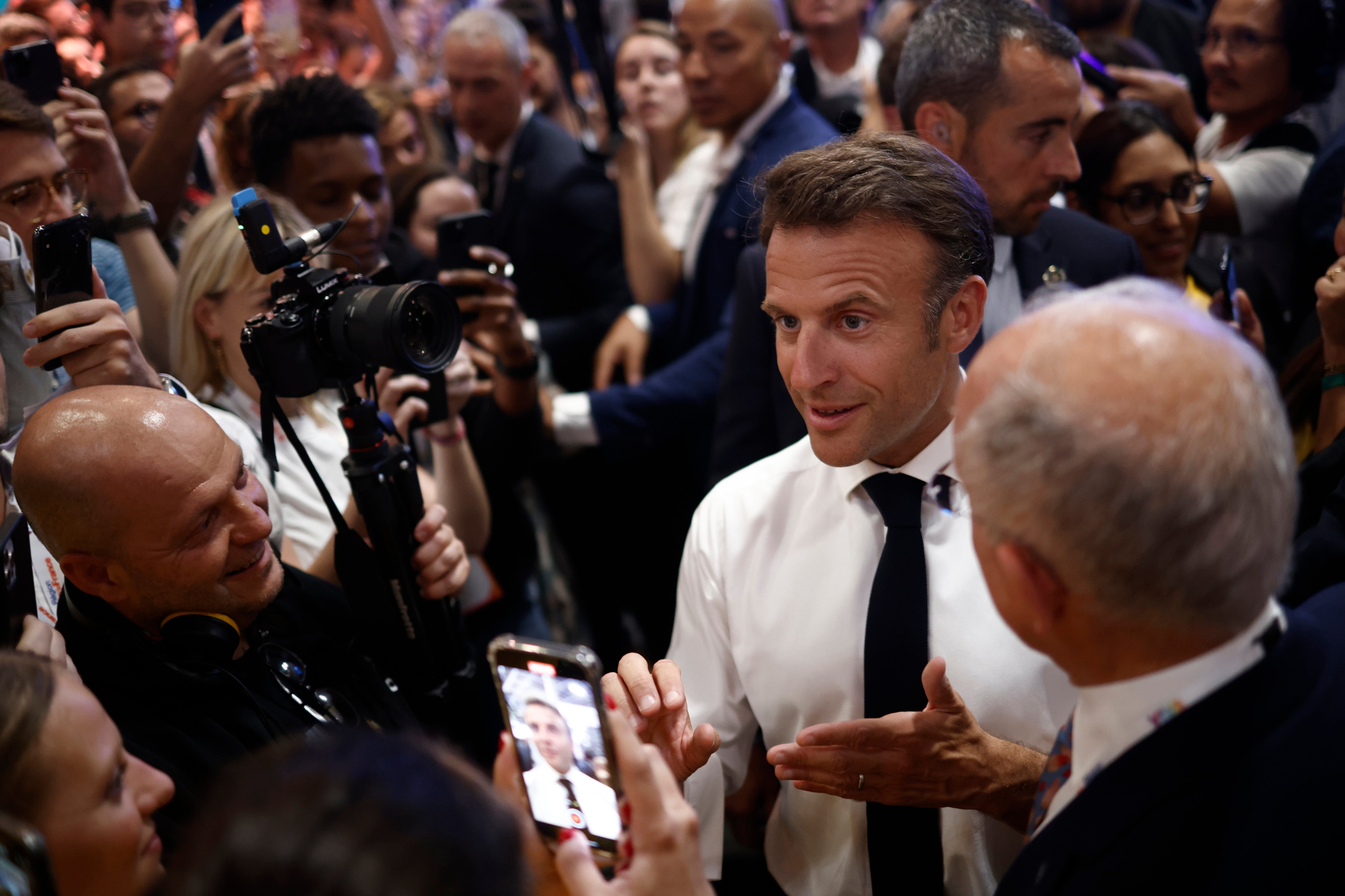 France Macron Vivatech