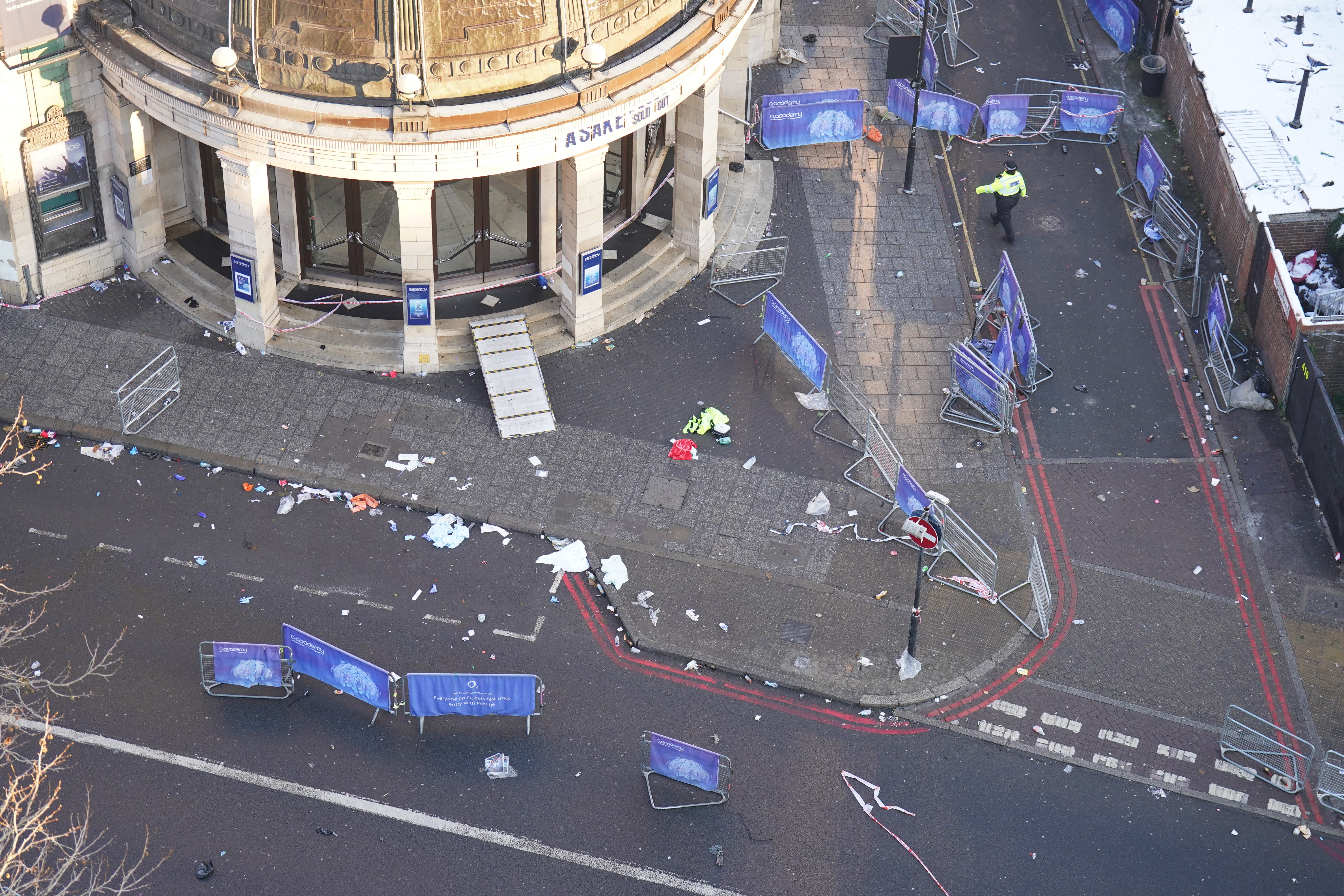 Brixton O2 Academy, where a crowd crush which killed two people at the venue in December last year (James Manning/PA)