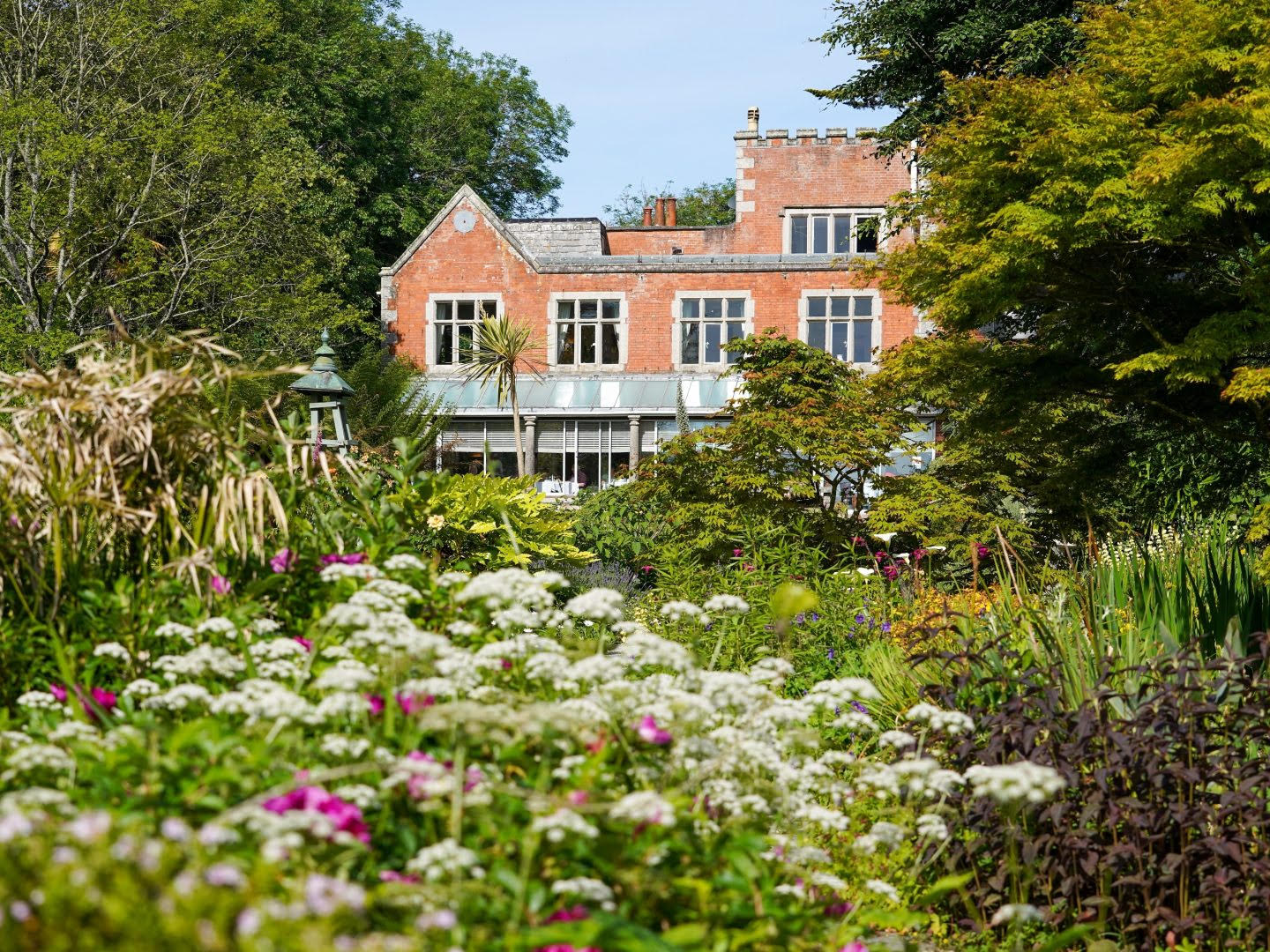 The subtropical gardens at Hotel Meudon are a delight