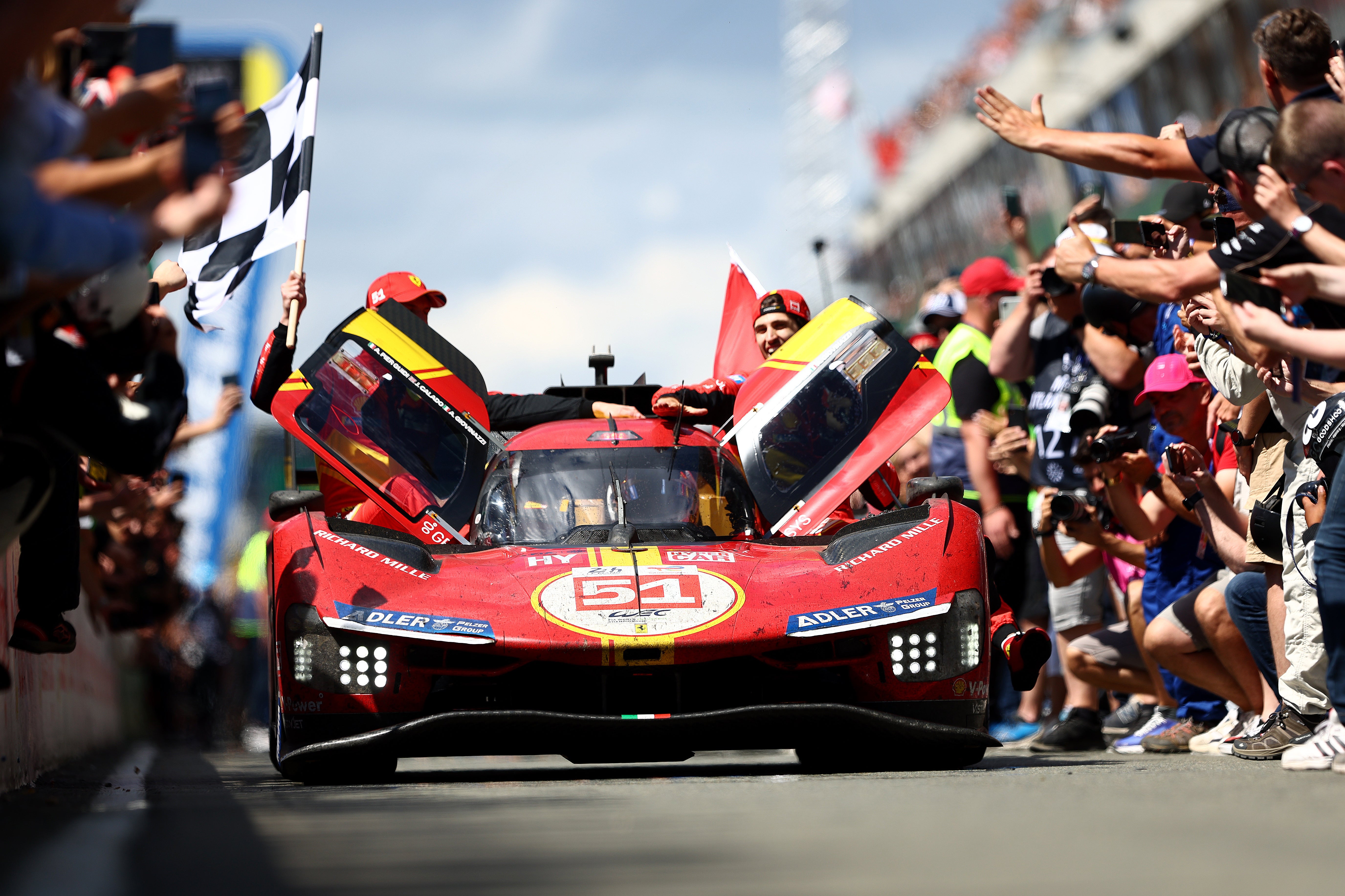 Ferrari were surprise victors in their first appearance at Le Mans for 50 years