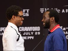 Errol Spence Jr and Terence Crawford leave crowd in laughter with ‘fishing’ analogy