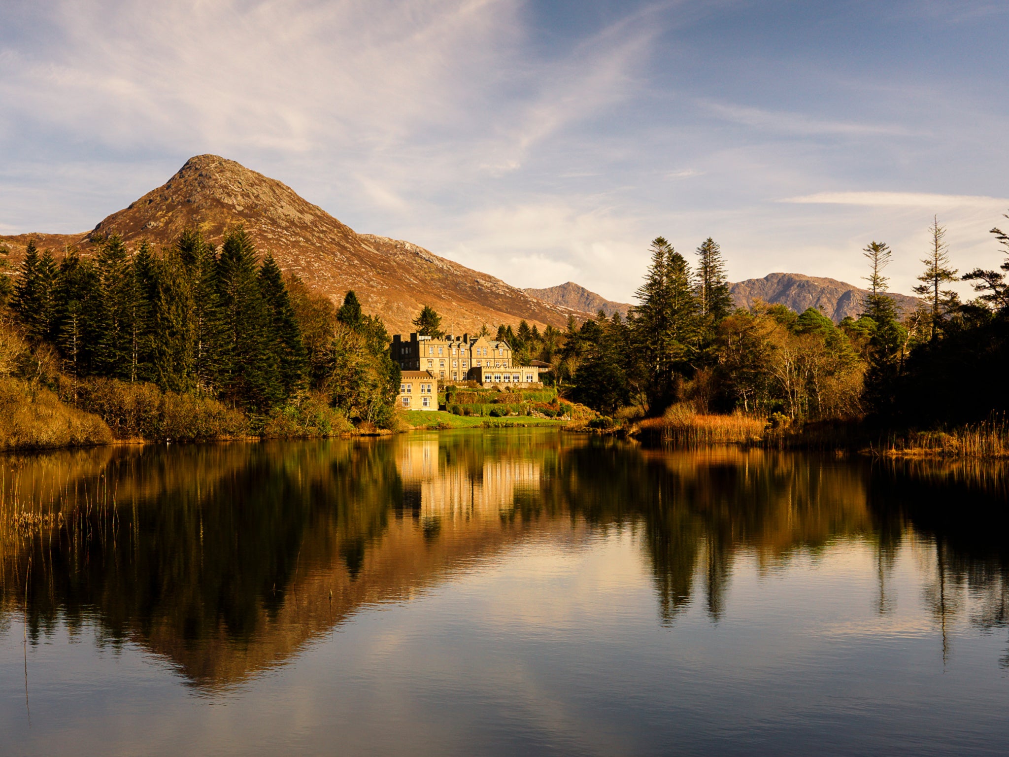 Enjoy glistening lake views and fantastic walking trails in this 19th-century castle