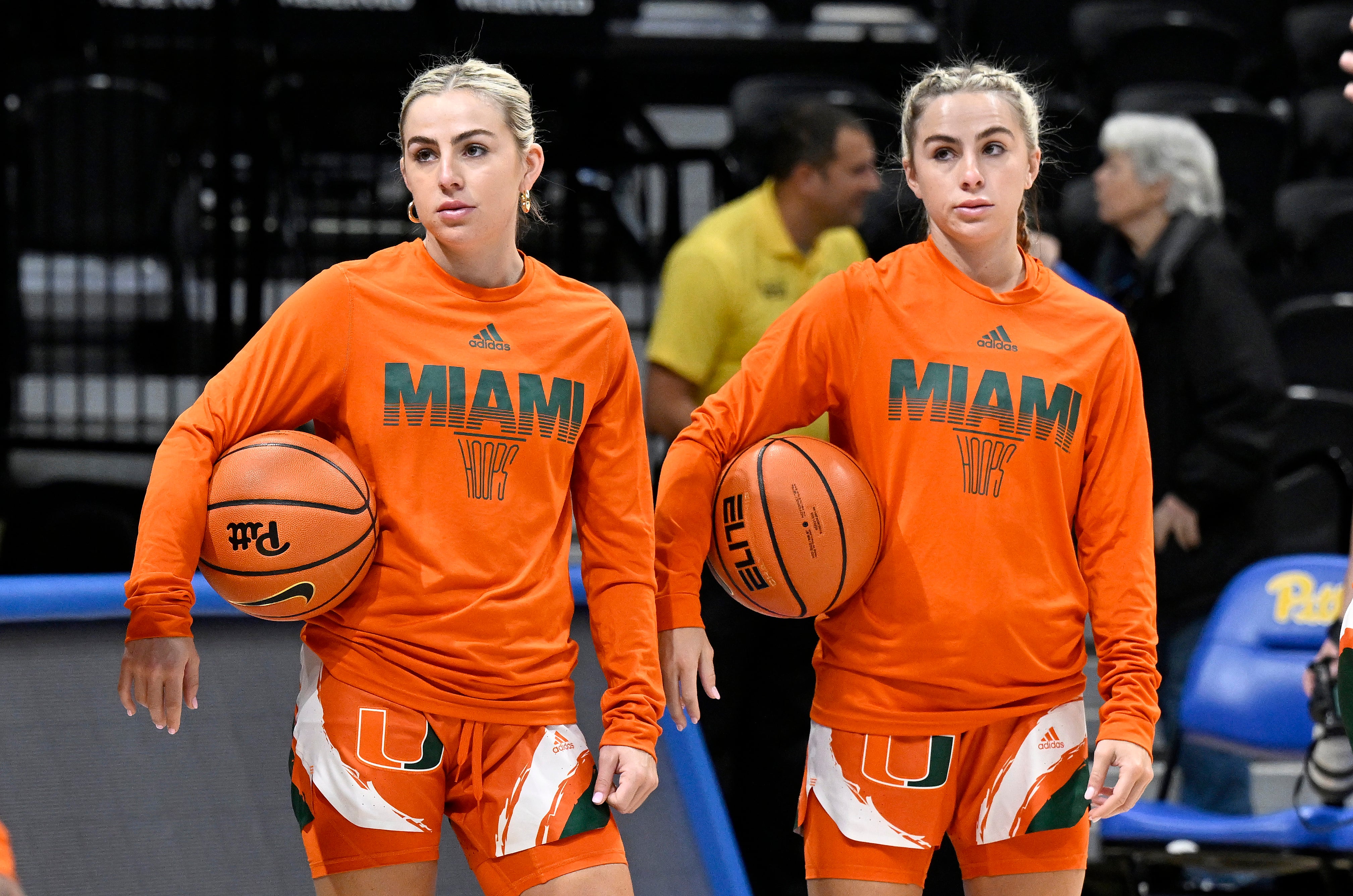 Basketball players Hanna and Haley Cavinder