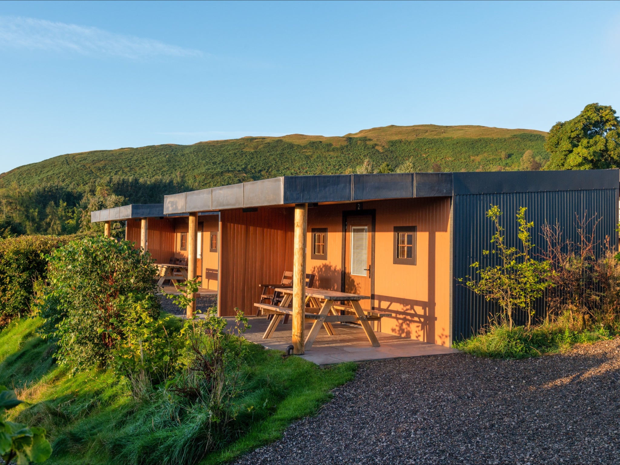 Gingerbread Houses at The Quiet Site can take two adults and four children