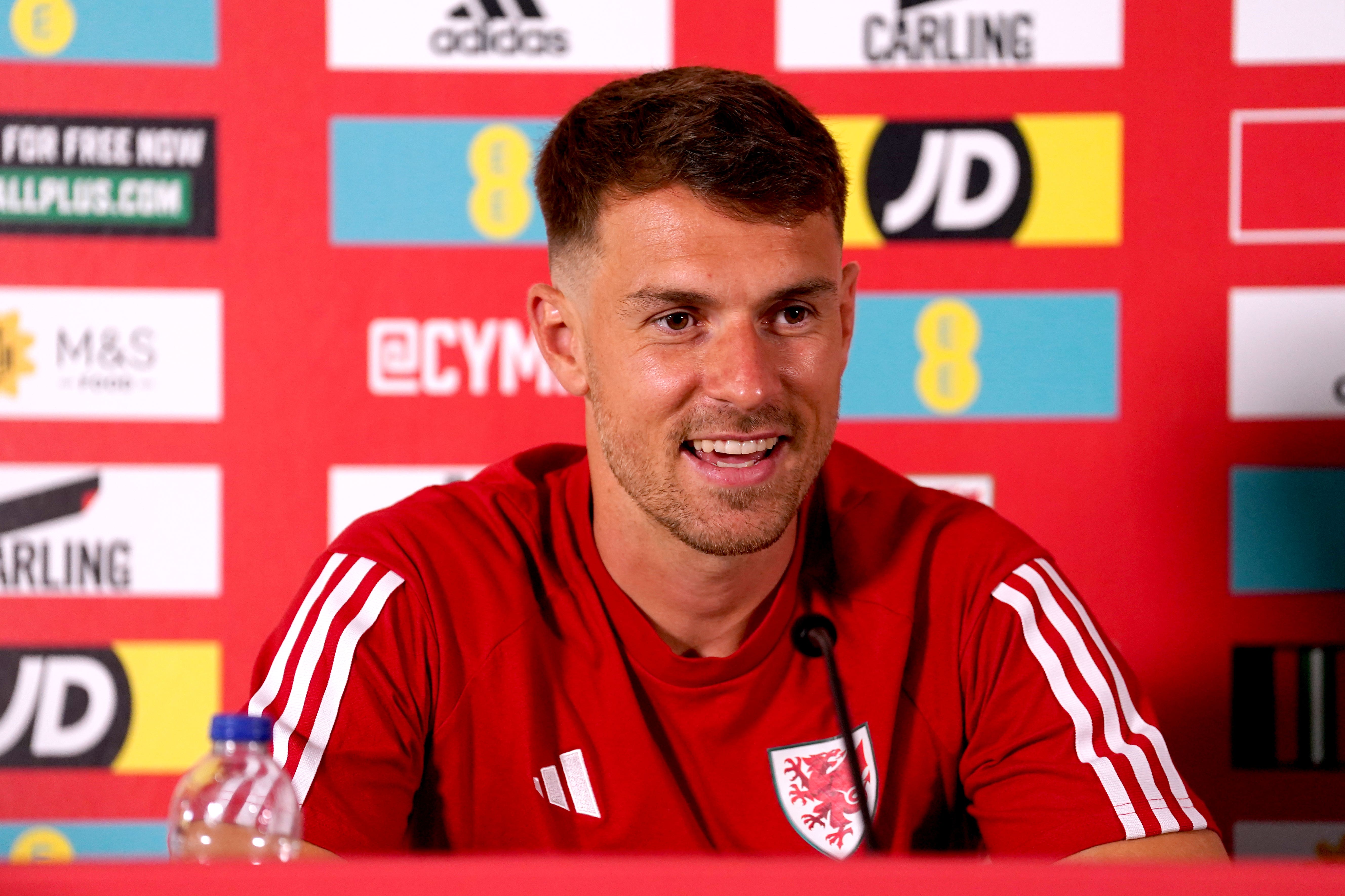 Wales captain Aaron Ramsey has a hectic week ahead of him with two Euro 2024 qualifiers and the Three Peaks Challenge (Adam Davy/PA)