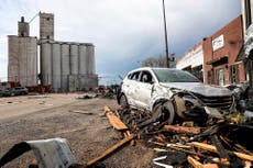 Devastating tornado rips through Texas leaving at least three dead, two missing and dozens more injured