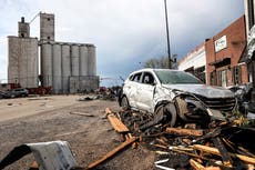 Devastating tornado rips through Texas leaving at least three dead, two missing and dozens more injured