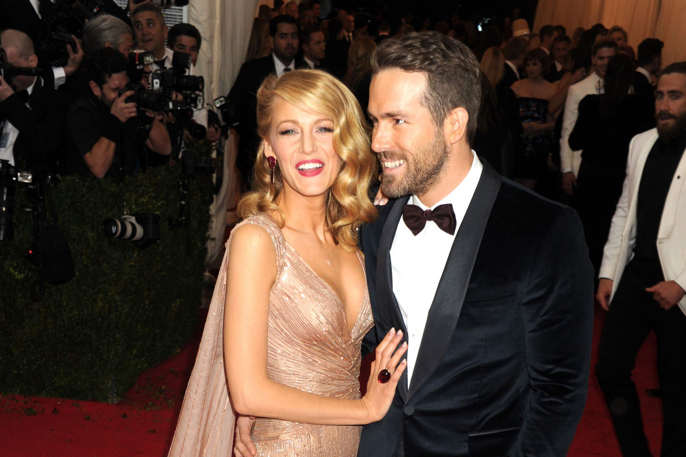 Blake Lively and Ryan Reynolds (Dennis Van Tine/PA)