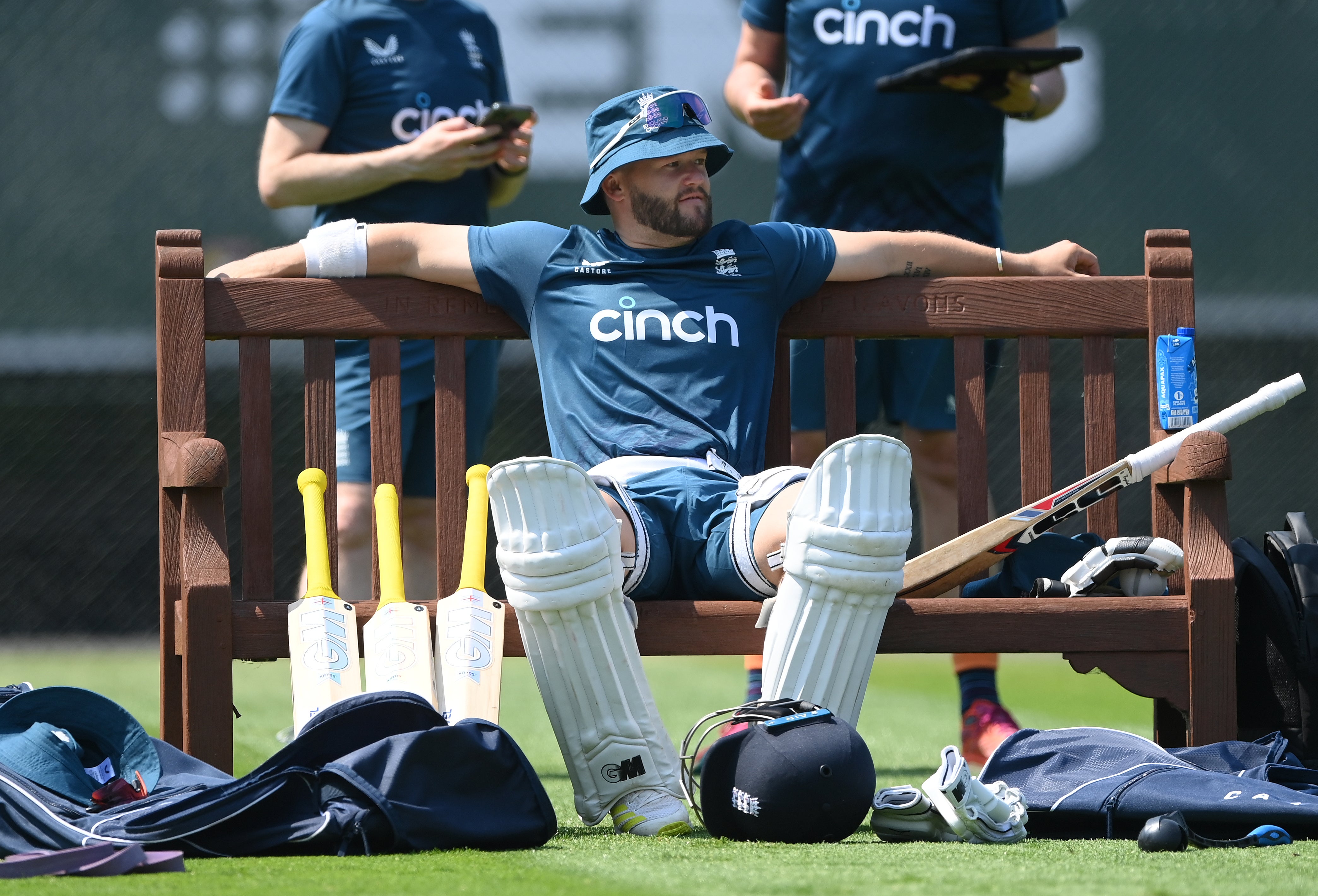 England batsman Ben Duckett looks on during England net session at Edgbaston