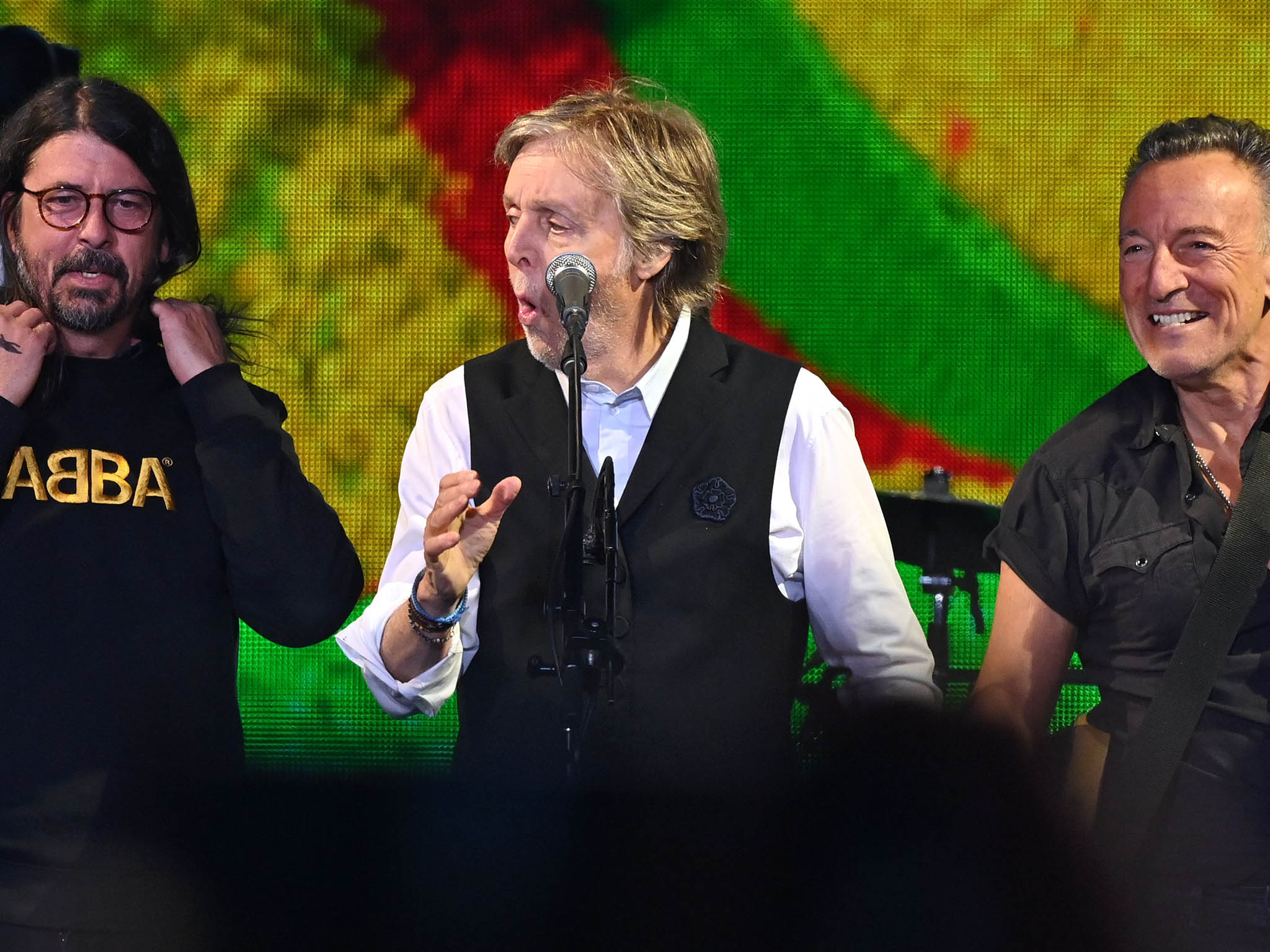 Golden oldies: Dave Grohl, Paul McCartney and Bruce Springsteen at Glastonbury 2022