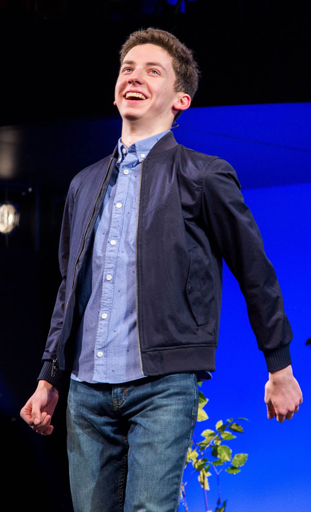 Transformative: Feldman during a performance of Broadway’s ‘Dear Evan Hansen’ in 2019