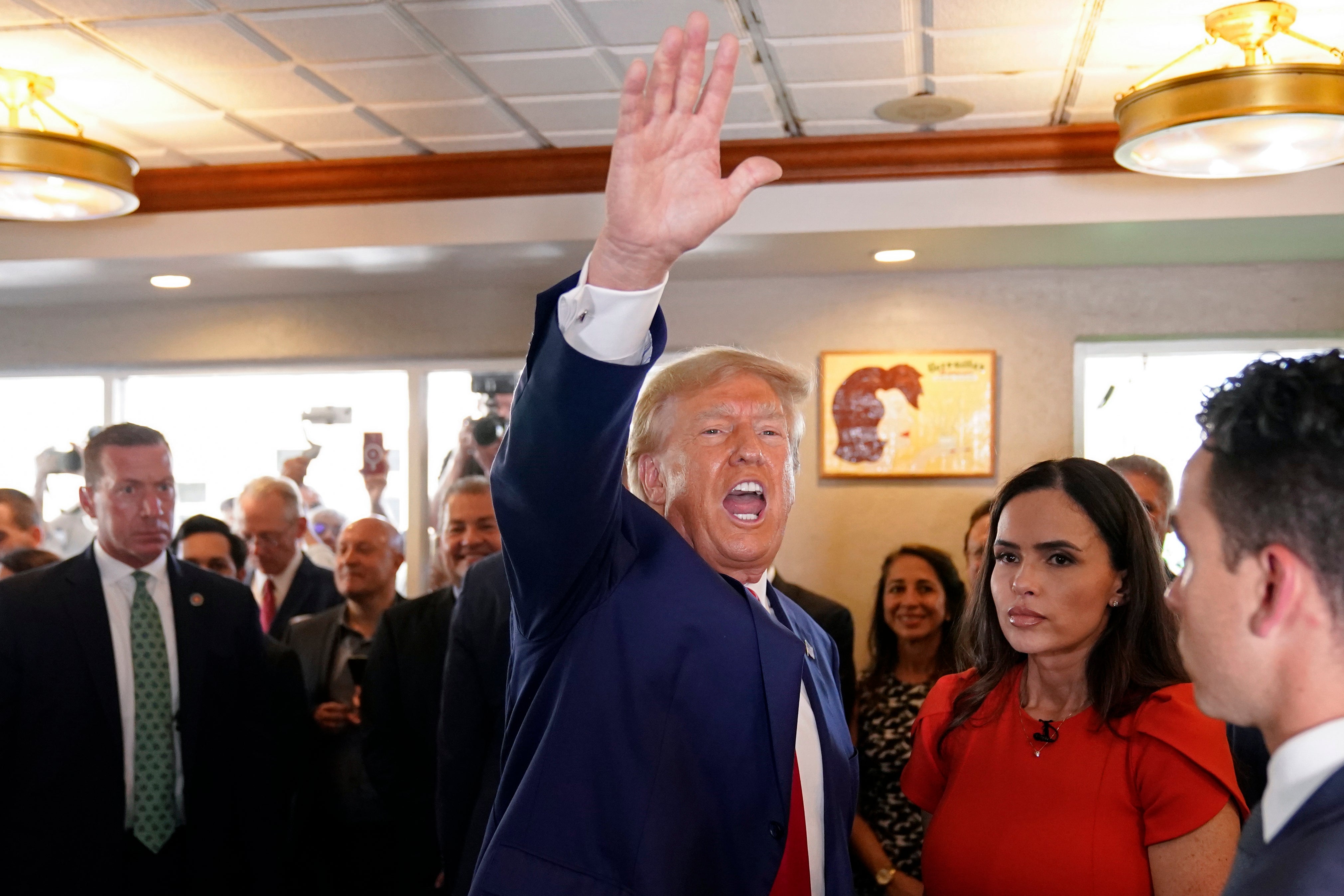 Trump news – live: Trump gives Fox News interview after attacking network over poll showing 2024 Biden win