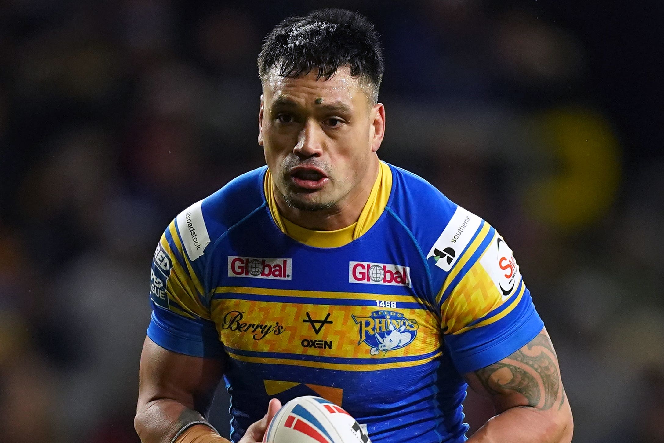 Leeds’ Zane Tetevano suffered a stroke last month (Mike Egerton/PA)