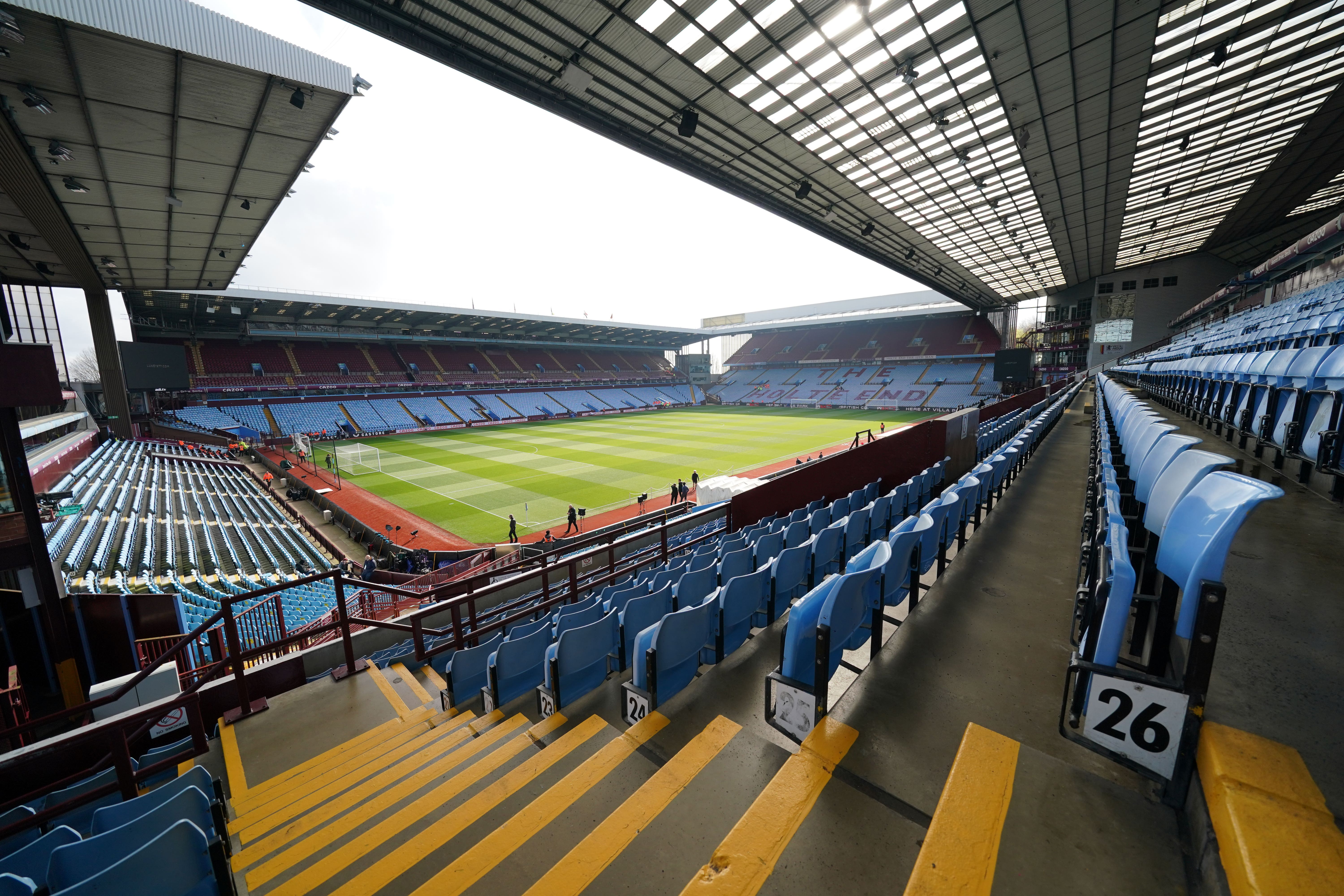 Monchi arrives at Villa Park after years working as director of football at Sevilla (Jacob King/PA)