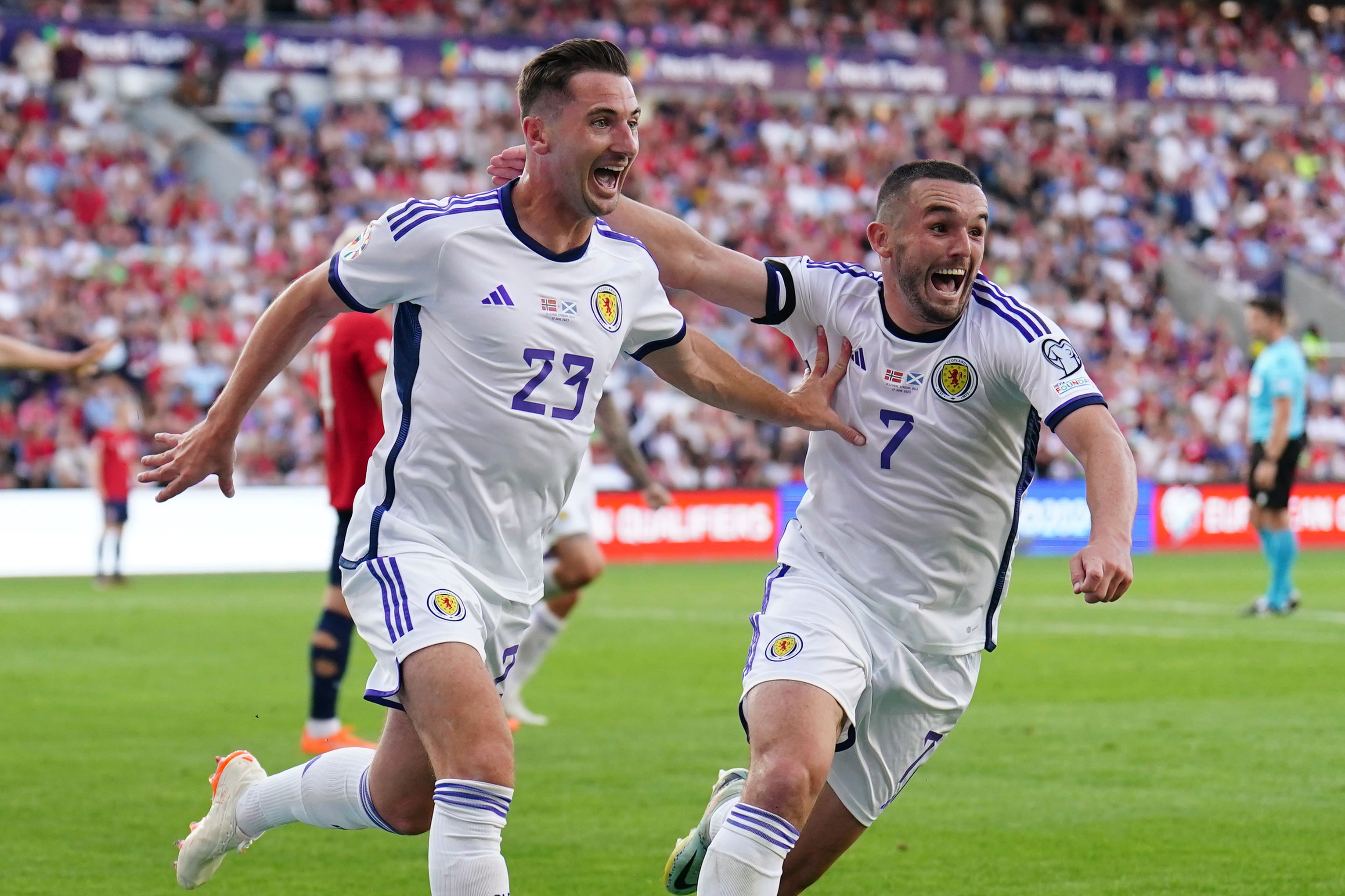 The late winner maintained Scotland’s 100 per cent record in qualifying so far