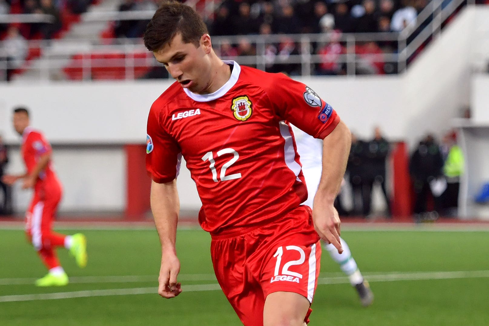 Gibraltar’s Jayce Olivero is treating the Euro 2024 qualifier against the Republic of Ireland as a final (Simon Galloway/PA Images).