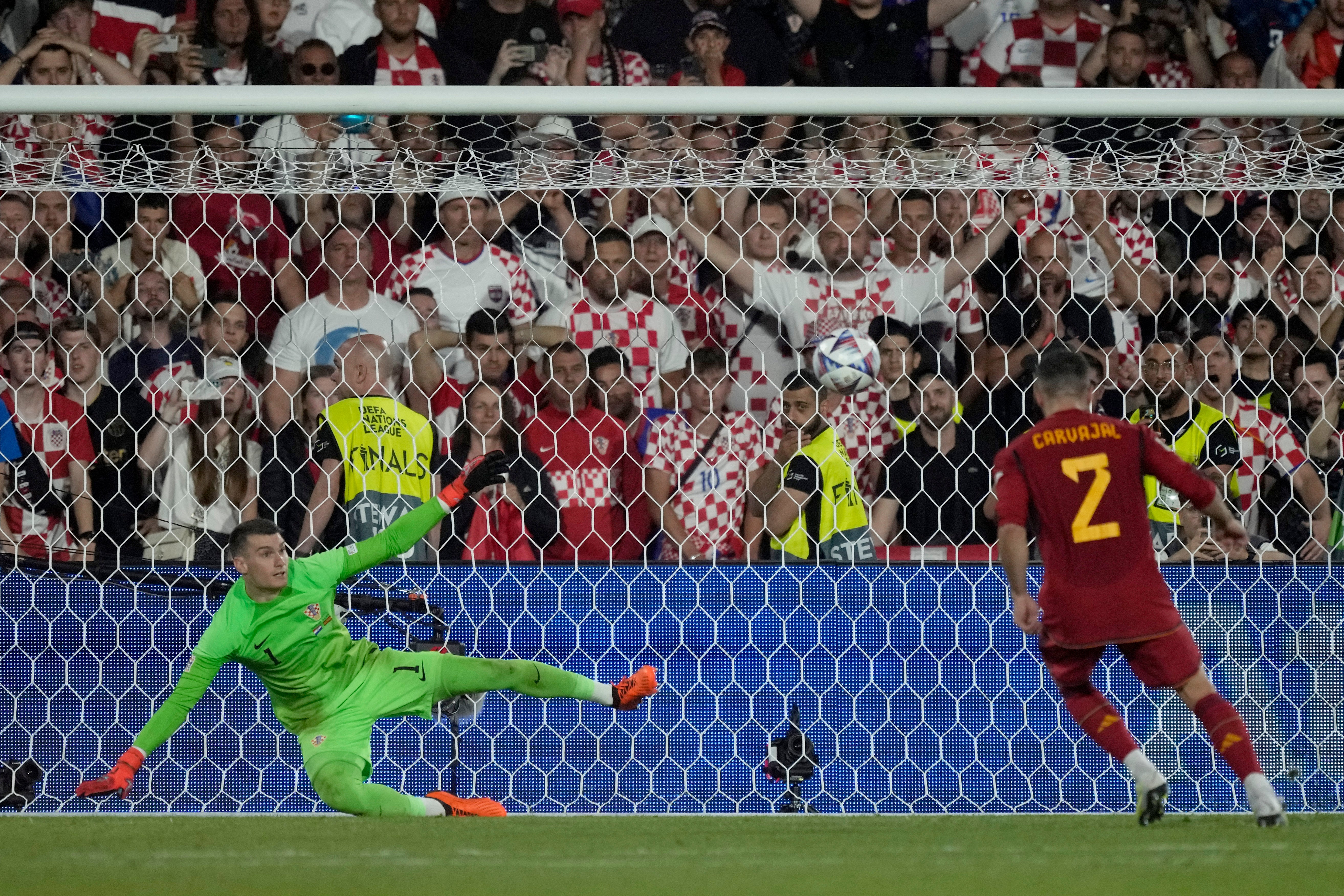 Dani Carvajal chipped in the decisive penalty