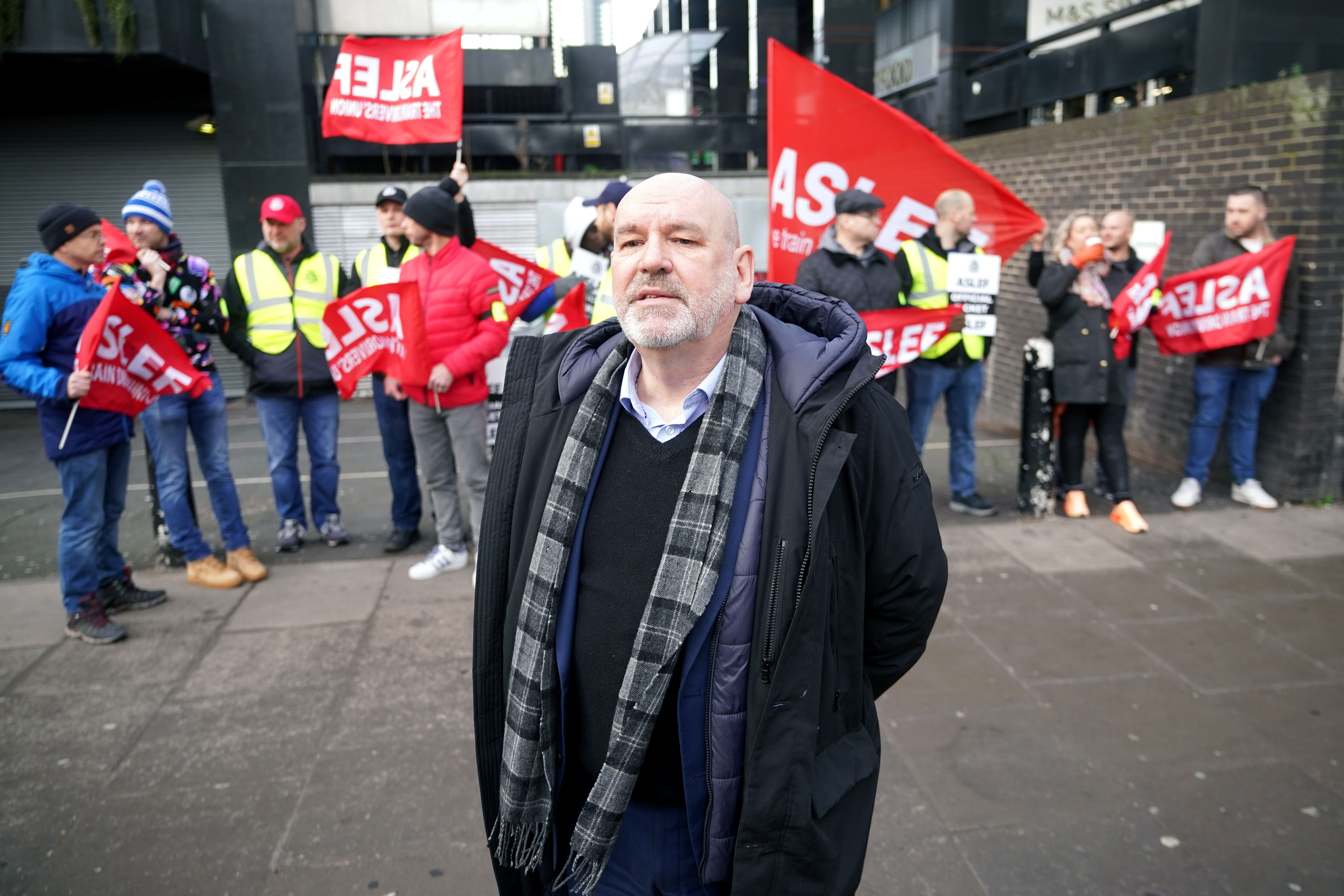 Aslef General Secretary Mick Whelan (Yui Mok/PA)