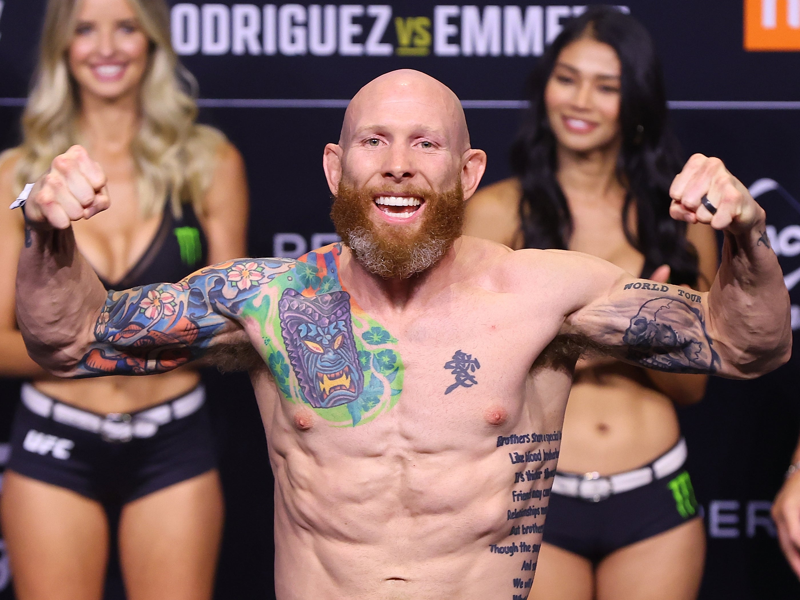 American featherweight Josh Emmett is one of the UFC’s most-feared punchers