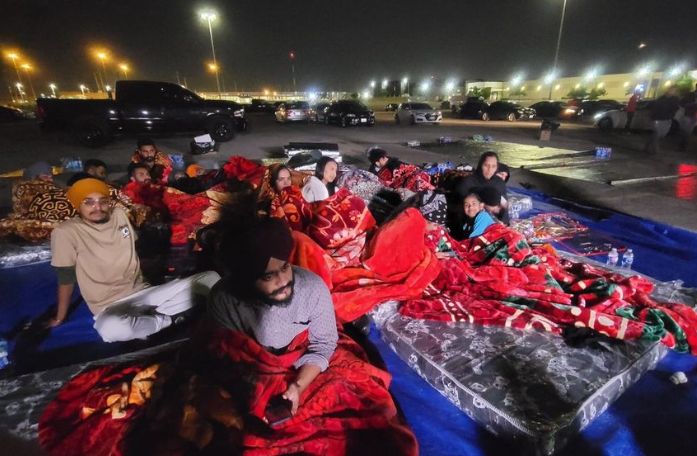 The undocumented students camped outside the Canada Border Services Agency’s headquarters in Mississauga for 18 days for 24 hours