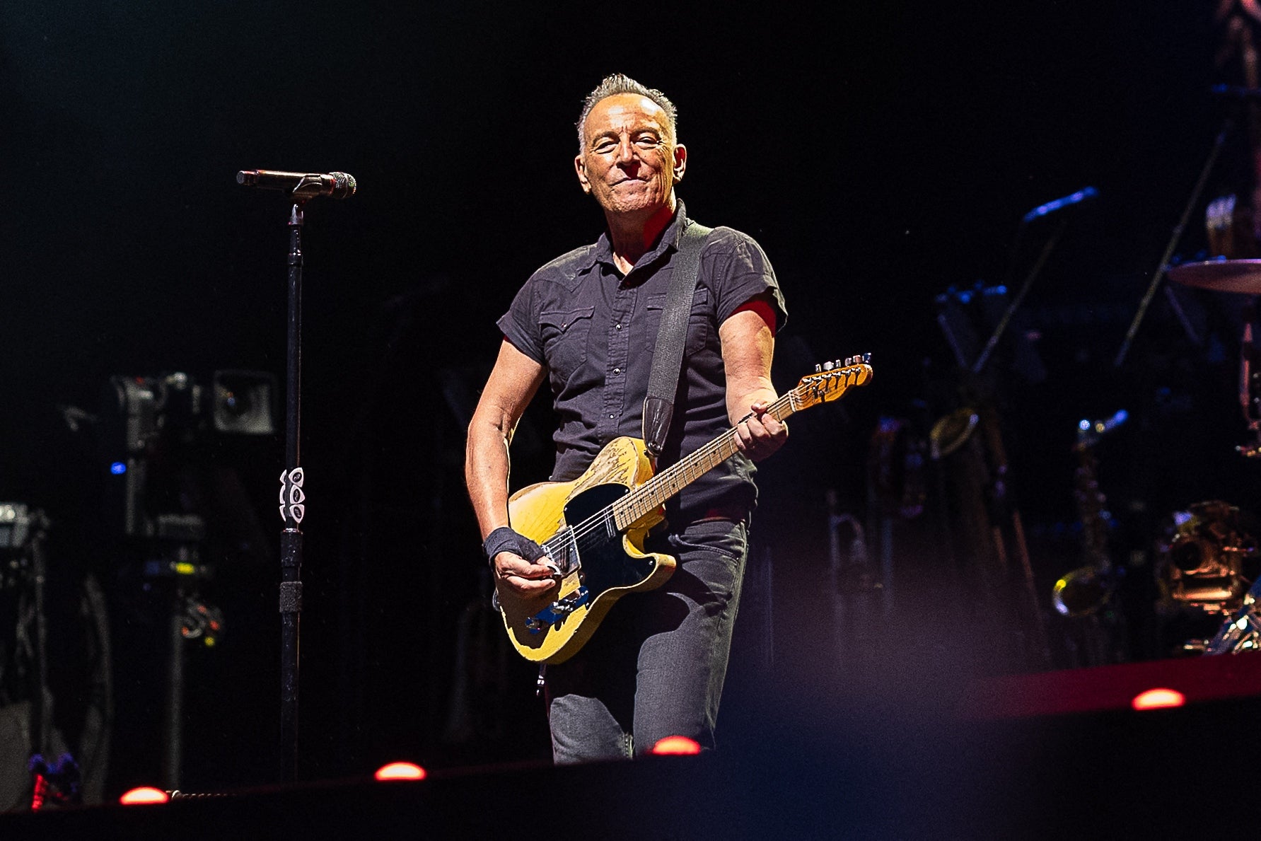 Bruce Springsteen at the Werchter Classic festival in Belgium on Sunday