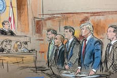 Sketch artist defends controversial take on Trump arraignment