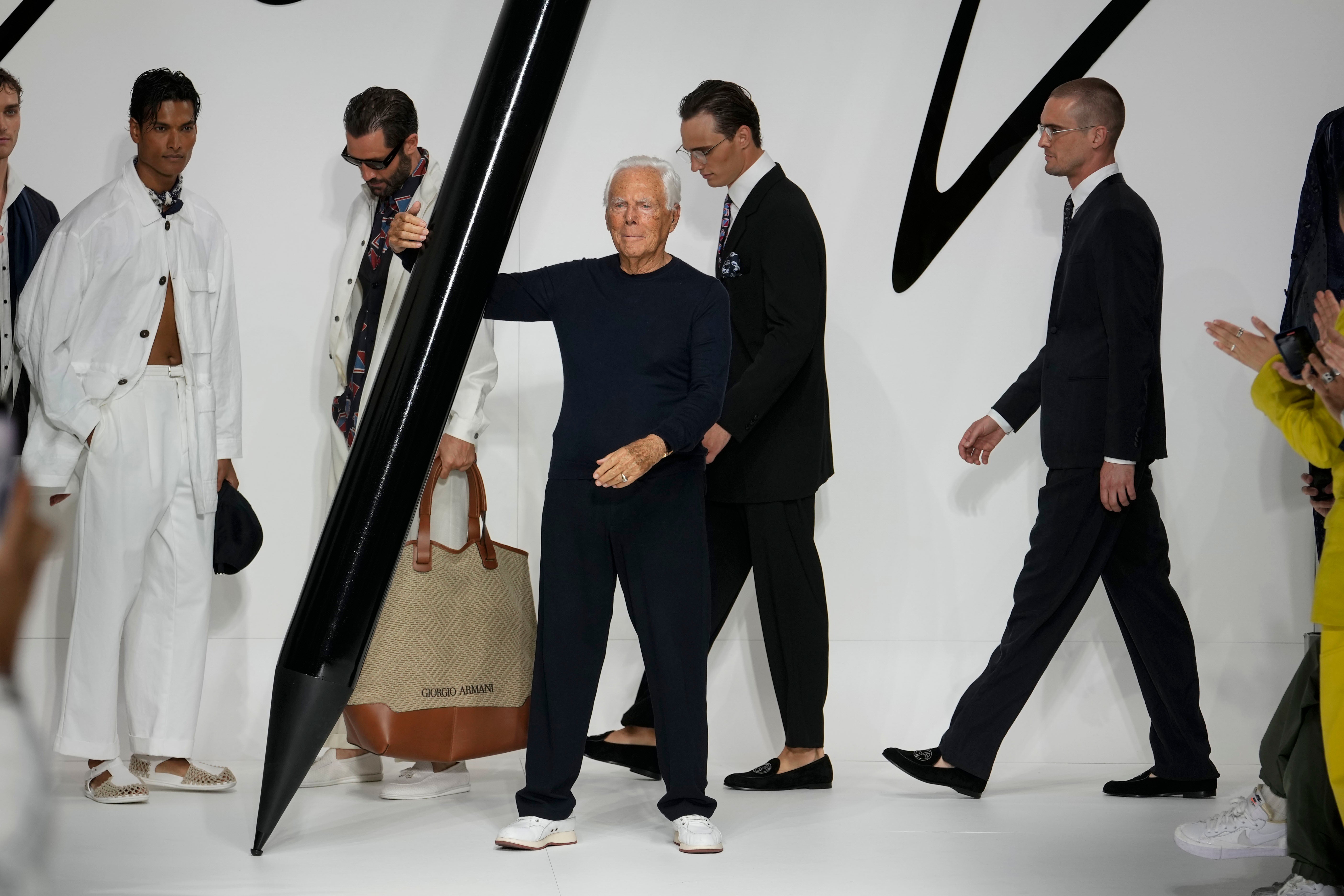 Italy Fashion Giorgio Armani SS 2024