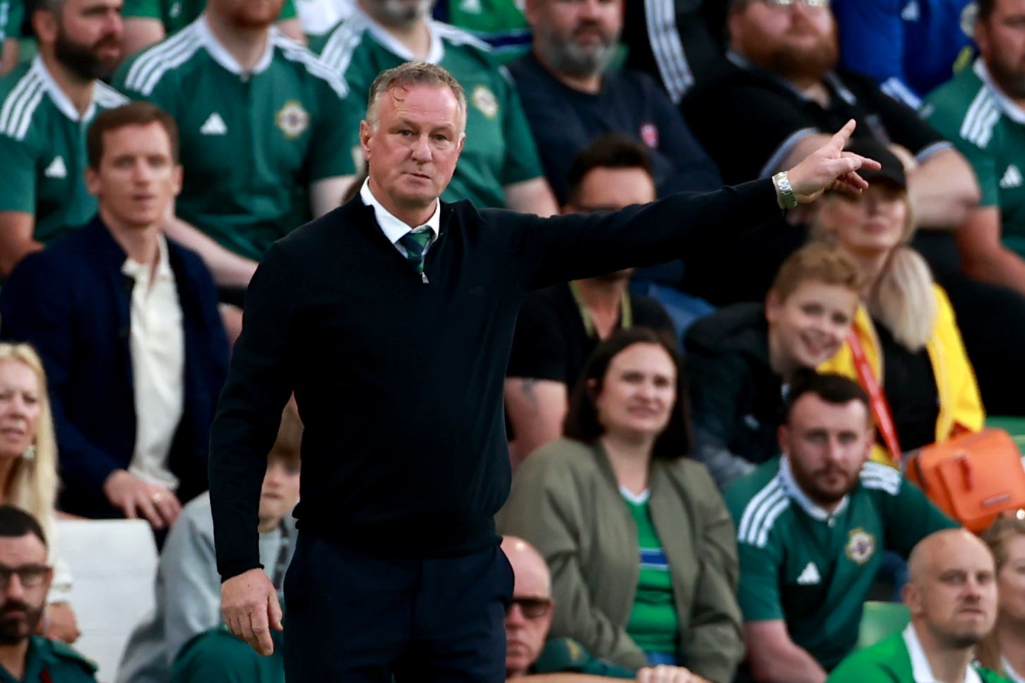 Michael O’Neill’s Northern Ireland lost to Kazakhstan (Liam McBurney/PA)