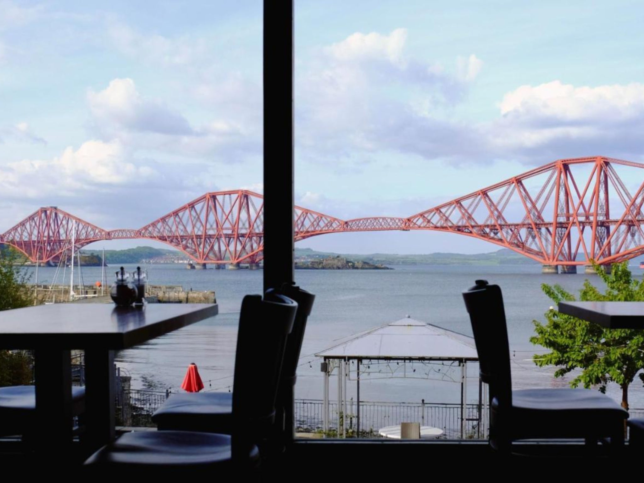 Book a room with a view of the world-famous Forth Bridge