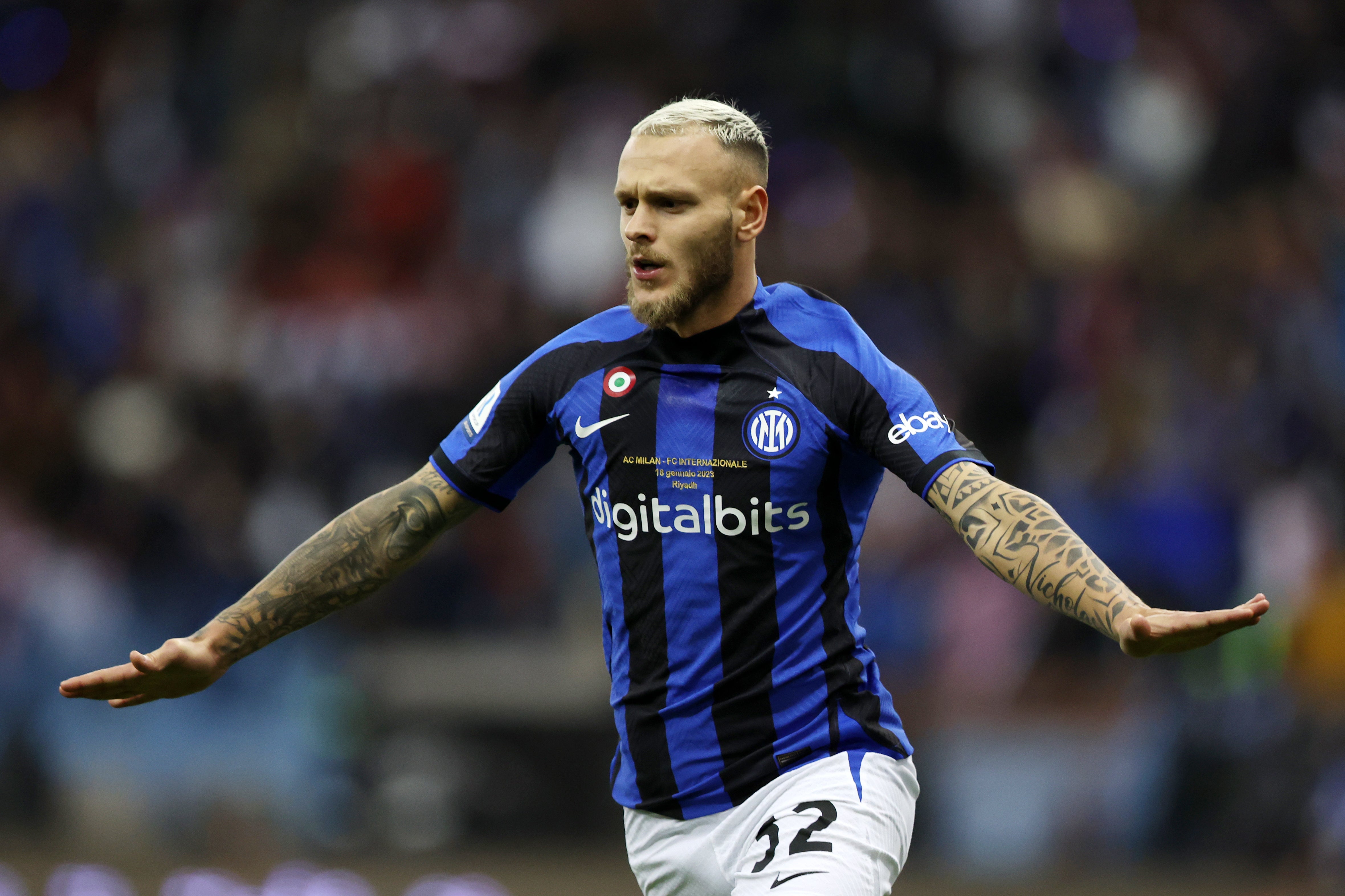 Federico Dimarco impressed for Inter as they reached the Champions League final